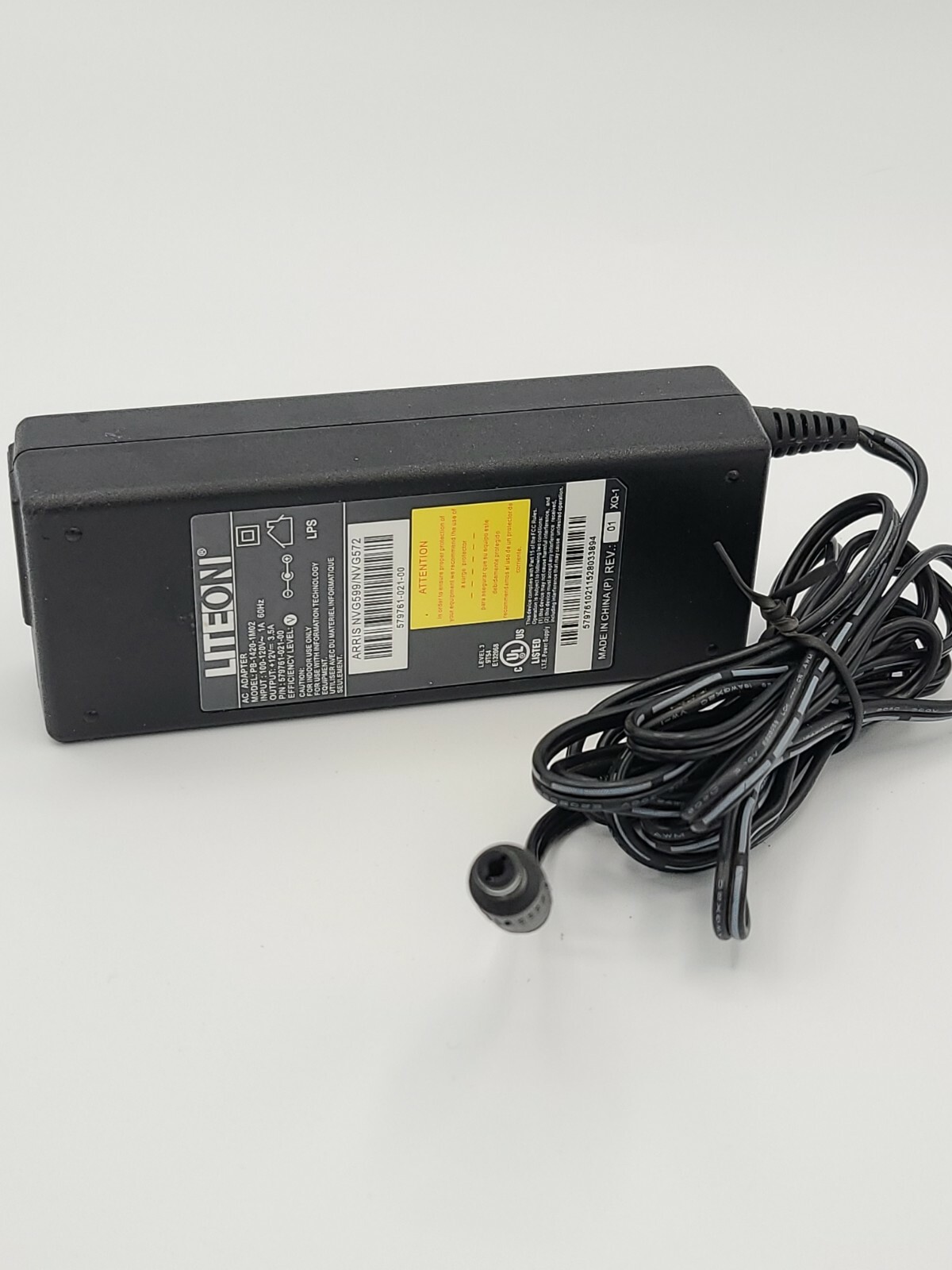 Genuine Liteon ACER Laptop  AC Adapter Charger Model PB-1420-1M02 TESTED WORKING