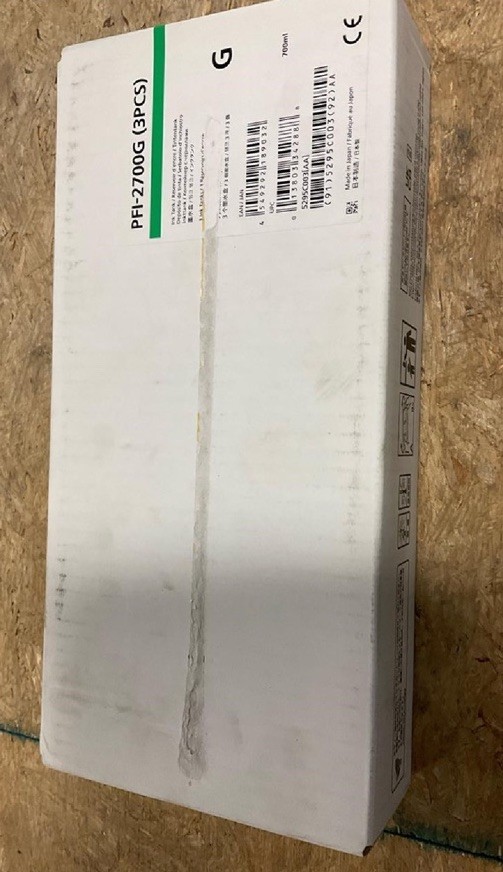 GENUINE Canon PFI-2700G Green Ink 700ml (5295C001) For GP Series - EXP 11/2027