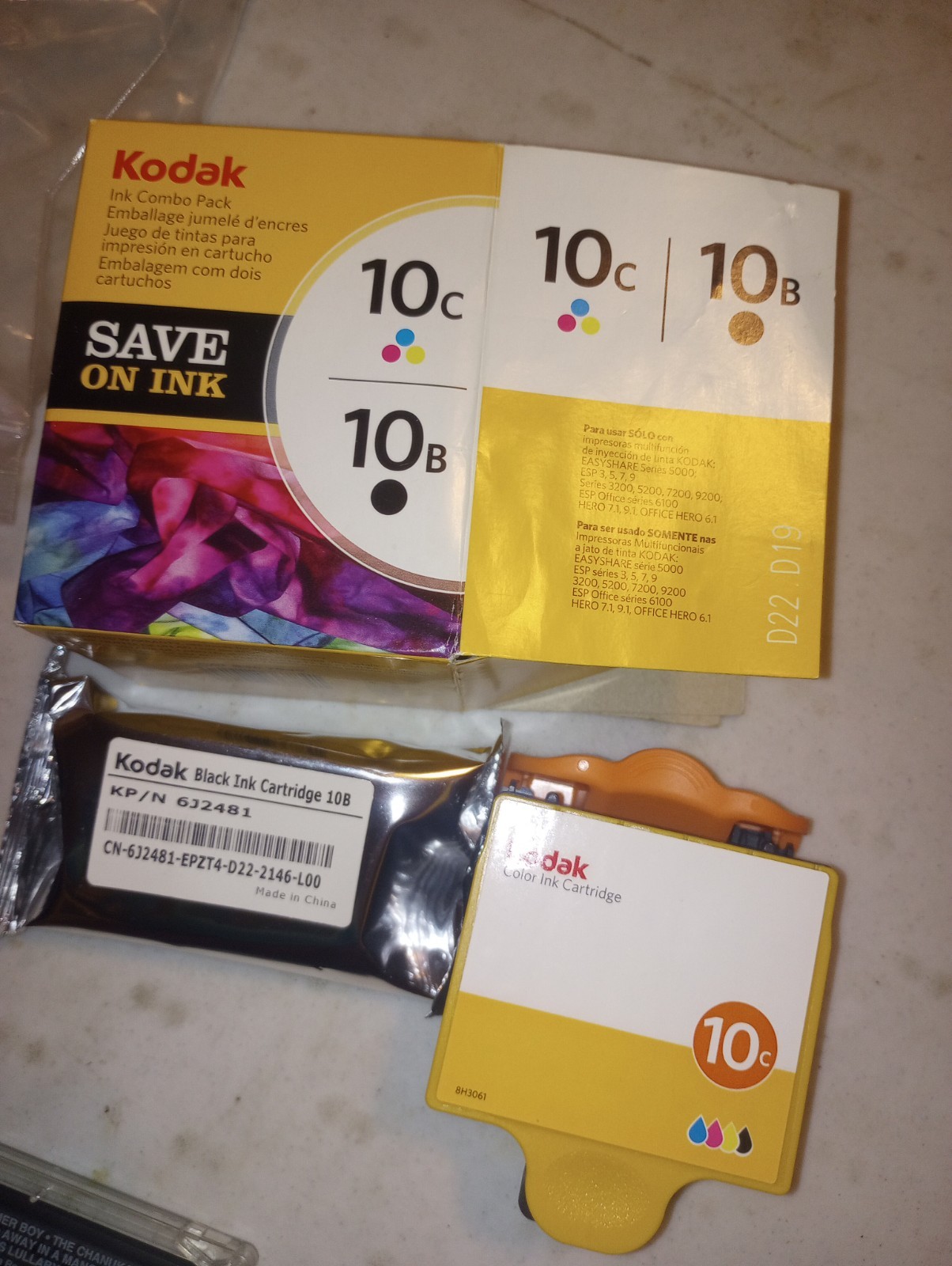 Kodak 10B Black Ink Cartridge - Open Box