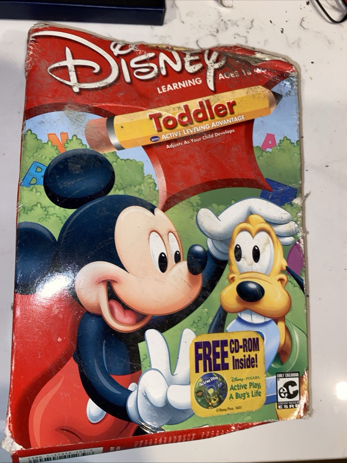 Disney's Mickey Mouse Toddler PC MAC CD learn count numbers letters colors game