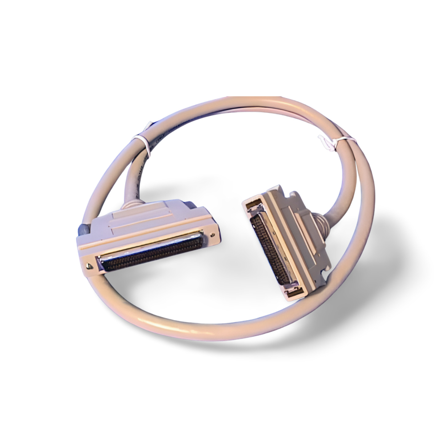 3ft SCSI-III HPDB68 Male TS to SCSI-II HPDB50 Male Latch - Beige