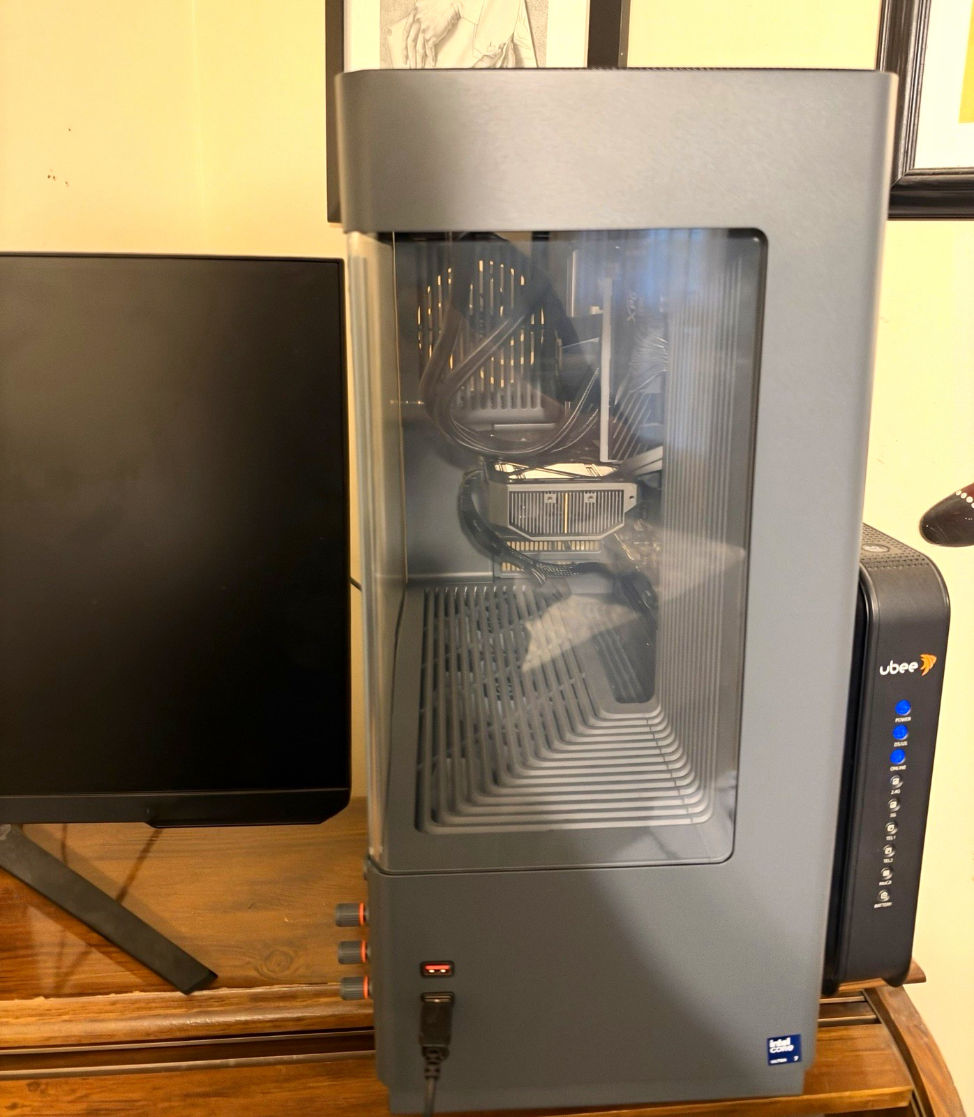 CyberPowerPC Gaming Desktop Core Ultra 7 RTX 5060 Ti 16GB 1TB Gray