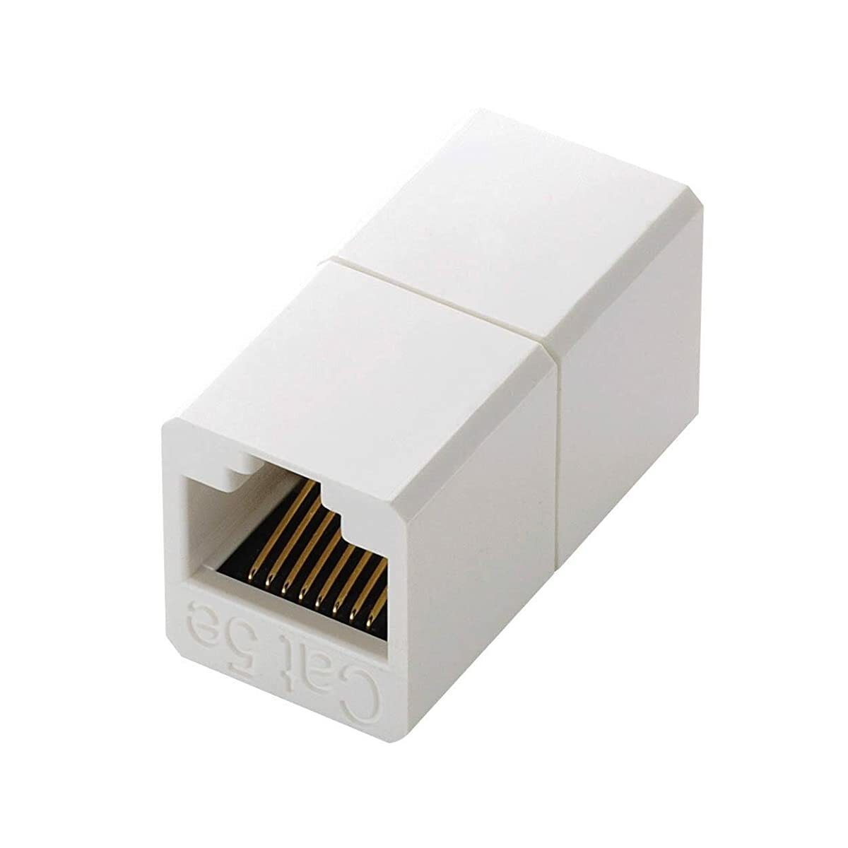Elecom CAT5e relay connector LD-RJ45JJ5Y2 from Japan
