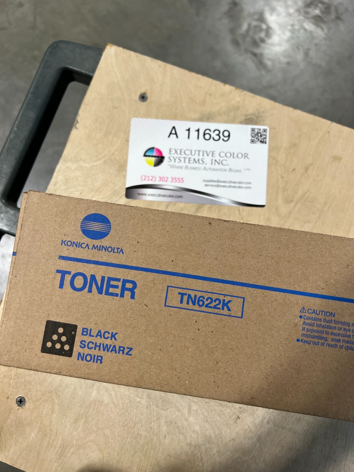 Konica Minolta TN622K Black Toner Bottle