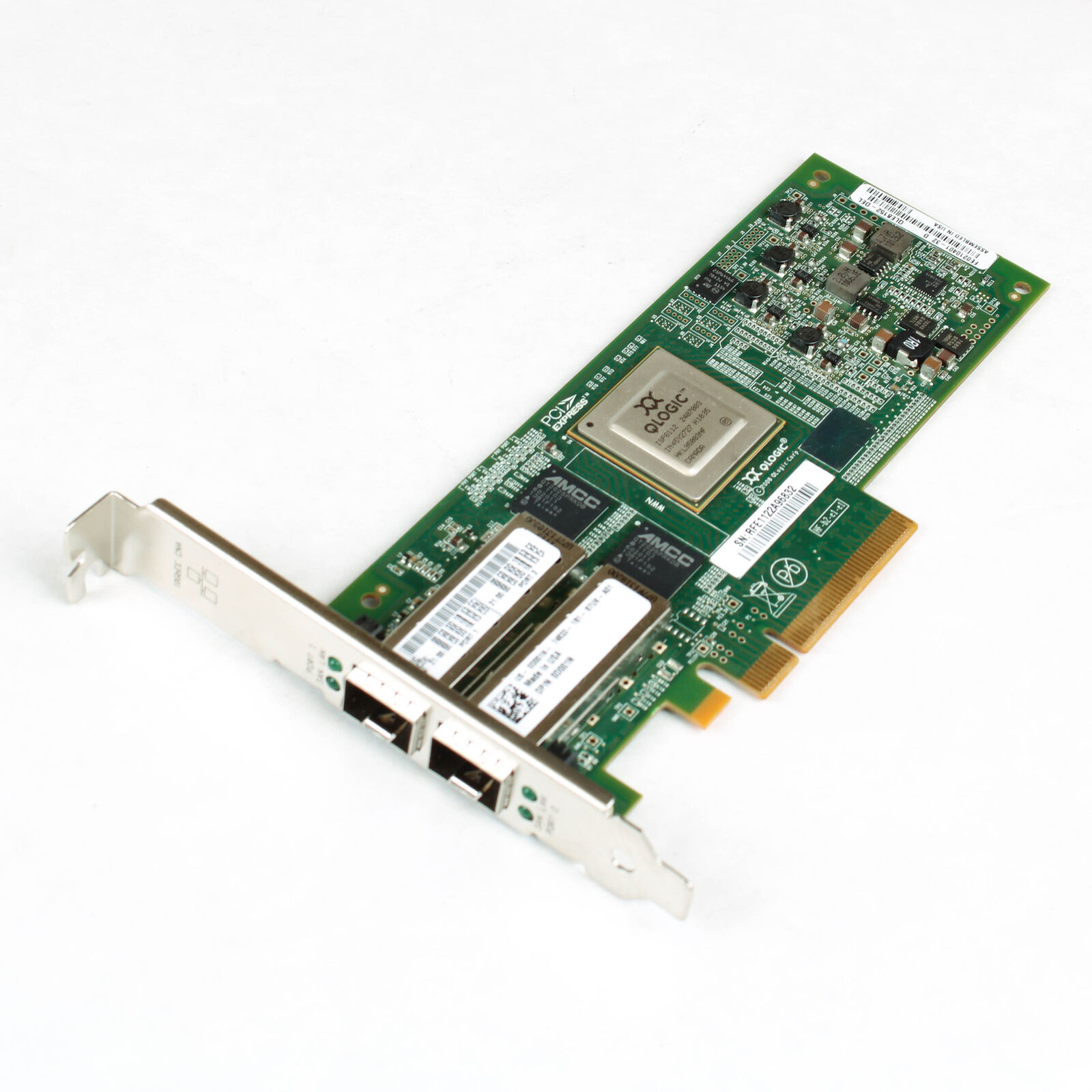 Dell QLogic QLE8152 Dual Port 10GB PCIe Fibre Channel HBA FE0210401-32D D001N