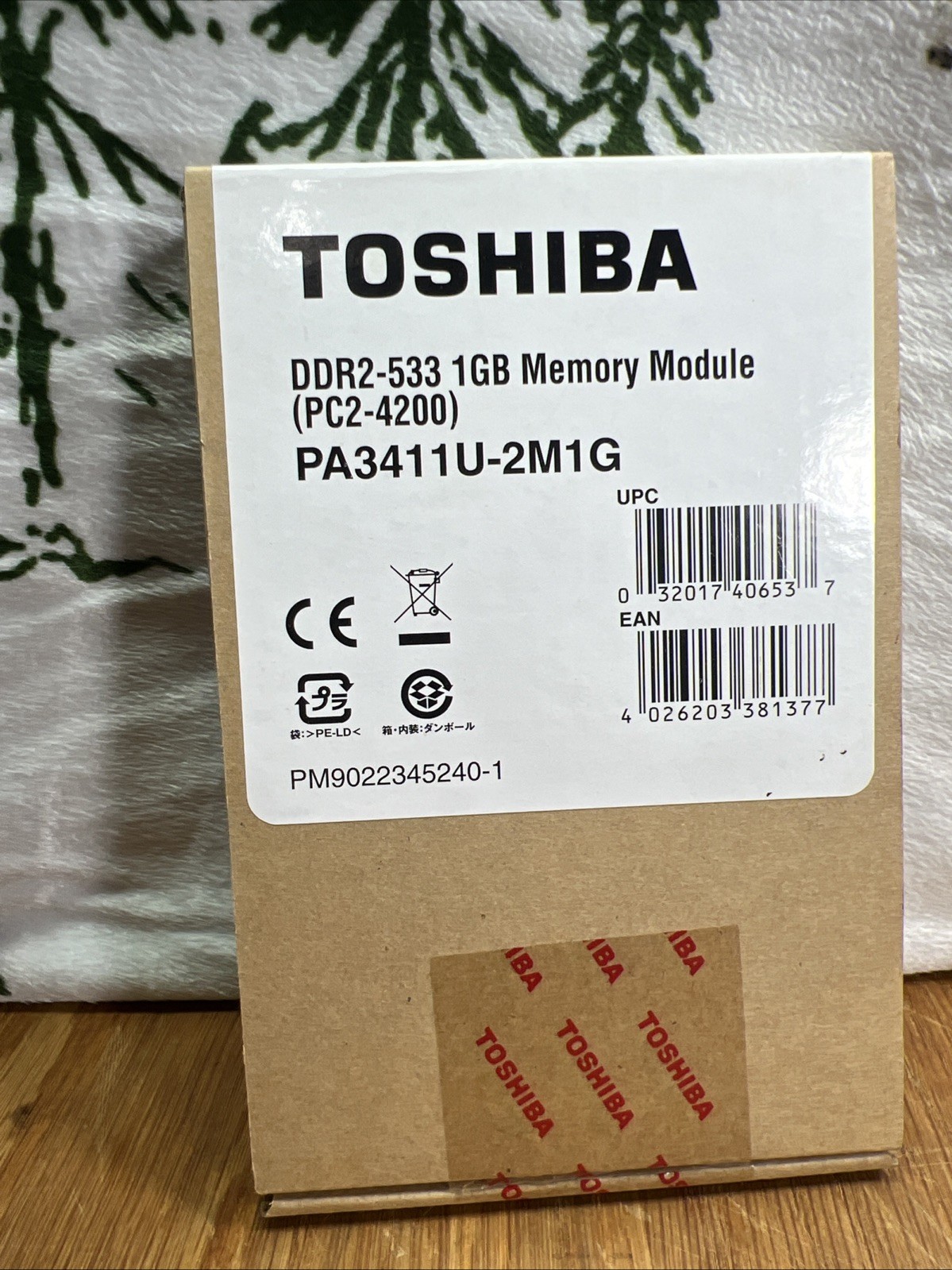 Toshiba Memory Module DDR2-533 1GB PA3411U-2M1G