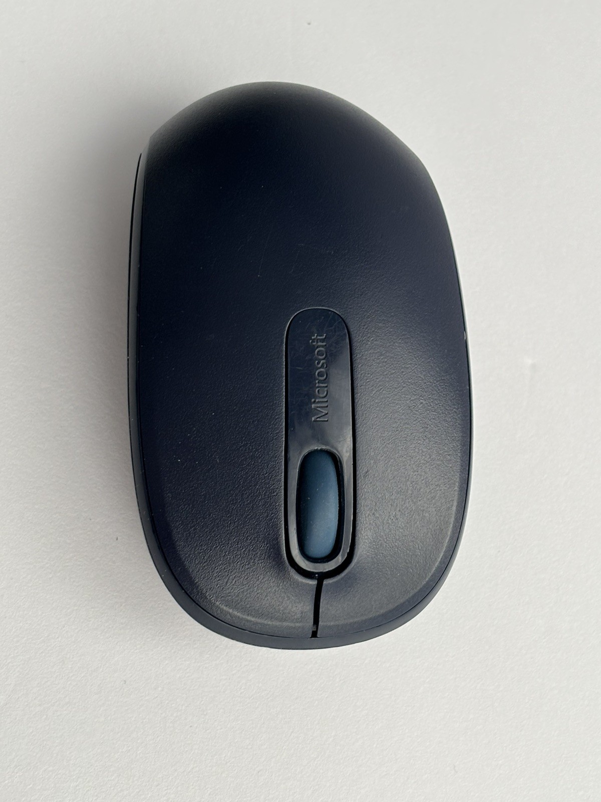 Dark blue computer mouse