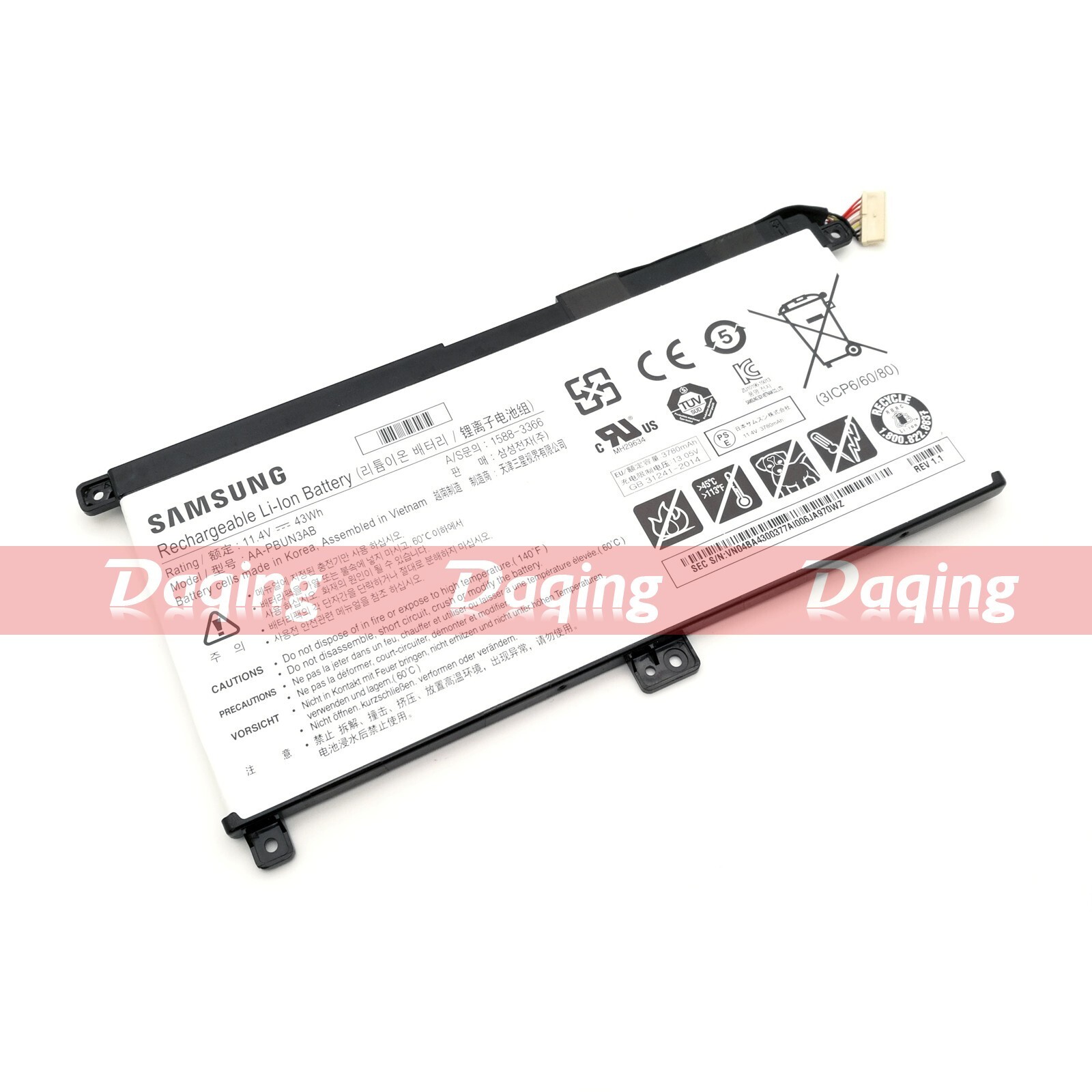 New Original AA-PBUN3AB Battery for Samsung NT500R5L 500R5M NP530E5M NP730QAA