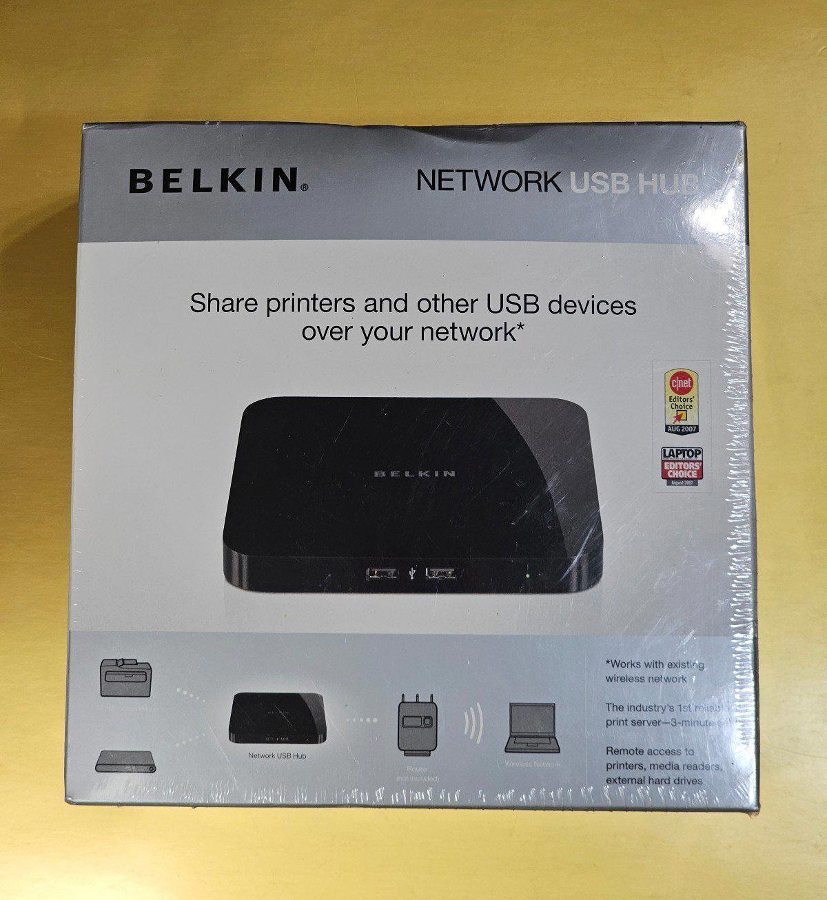 BELKIN Network USB HUB F5L009 New Old Stock Sealed New In Box