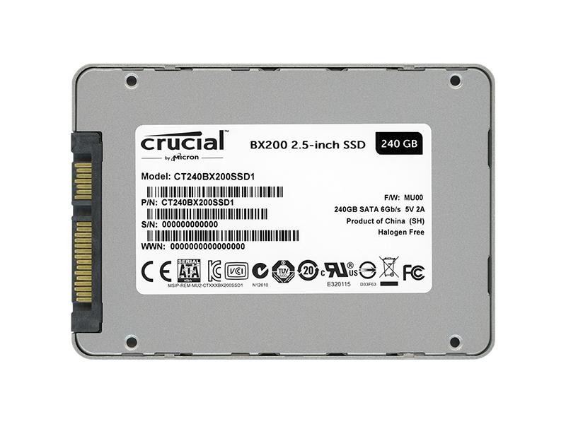 Crucial CT240BX200SSD1 2.5 inch 240GB SATA III Solid State Drive