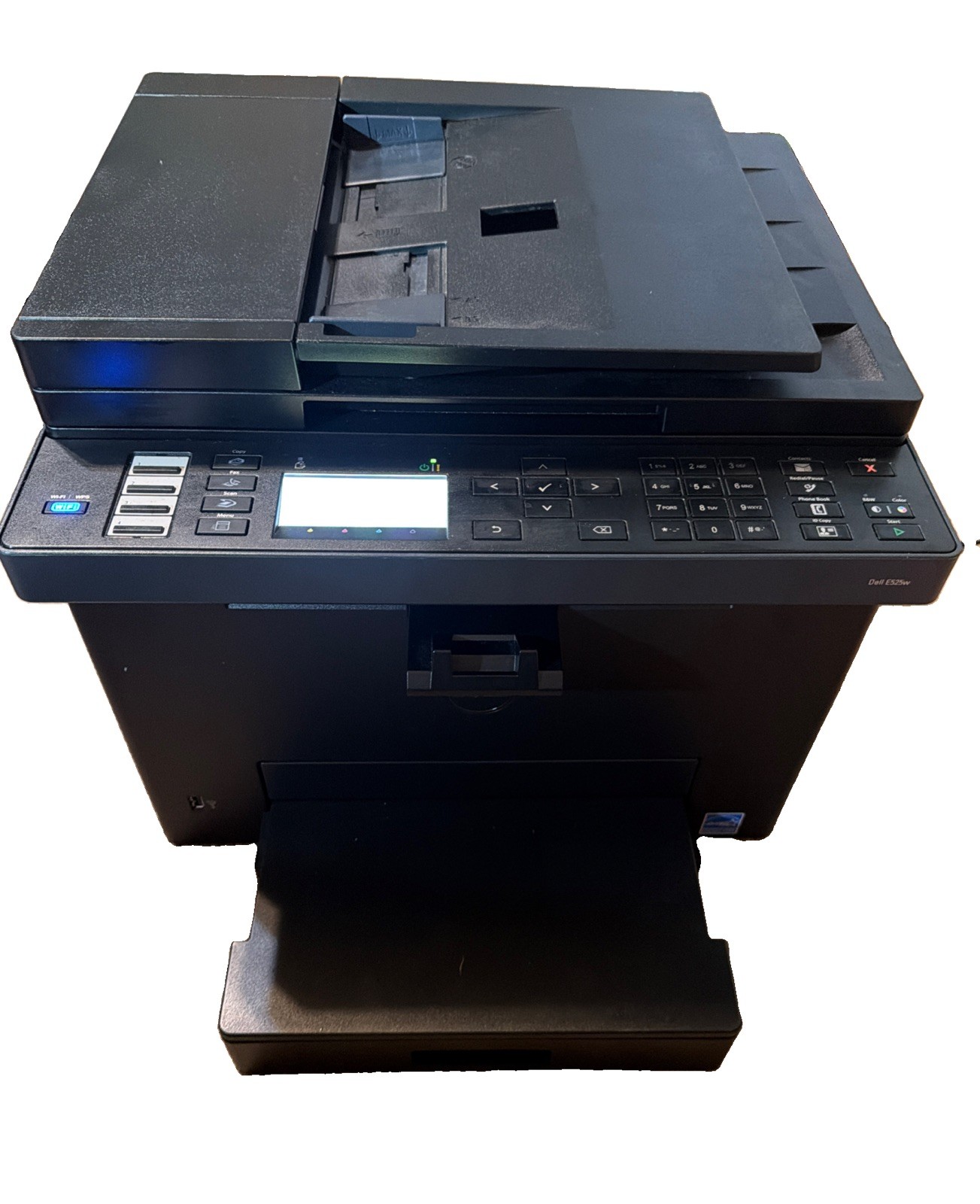Genuine Dell E525w Wireless Color Laser All-in-One Printer Fax Tested Working