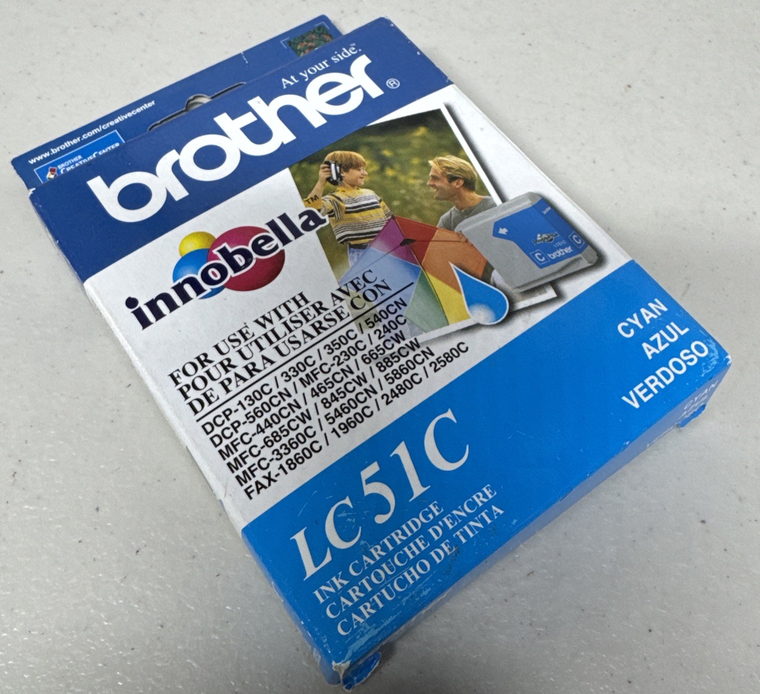 New Genuine Brother LC51 Cyan Ink Cartridge Expired 2011 U19