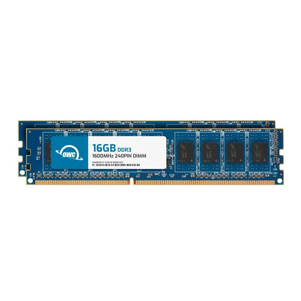OWC 32GB (2x16GB) DDR3 1600MHz 2Rx8 Non-ECC UDIMM 240pin Memory RAM