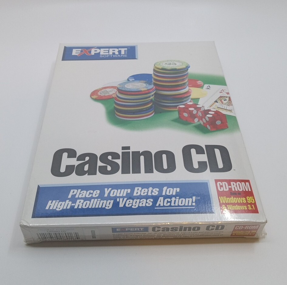 Expert Software Casino Windows 95 Vegas Games Brand New Big Box Vintage 1994