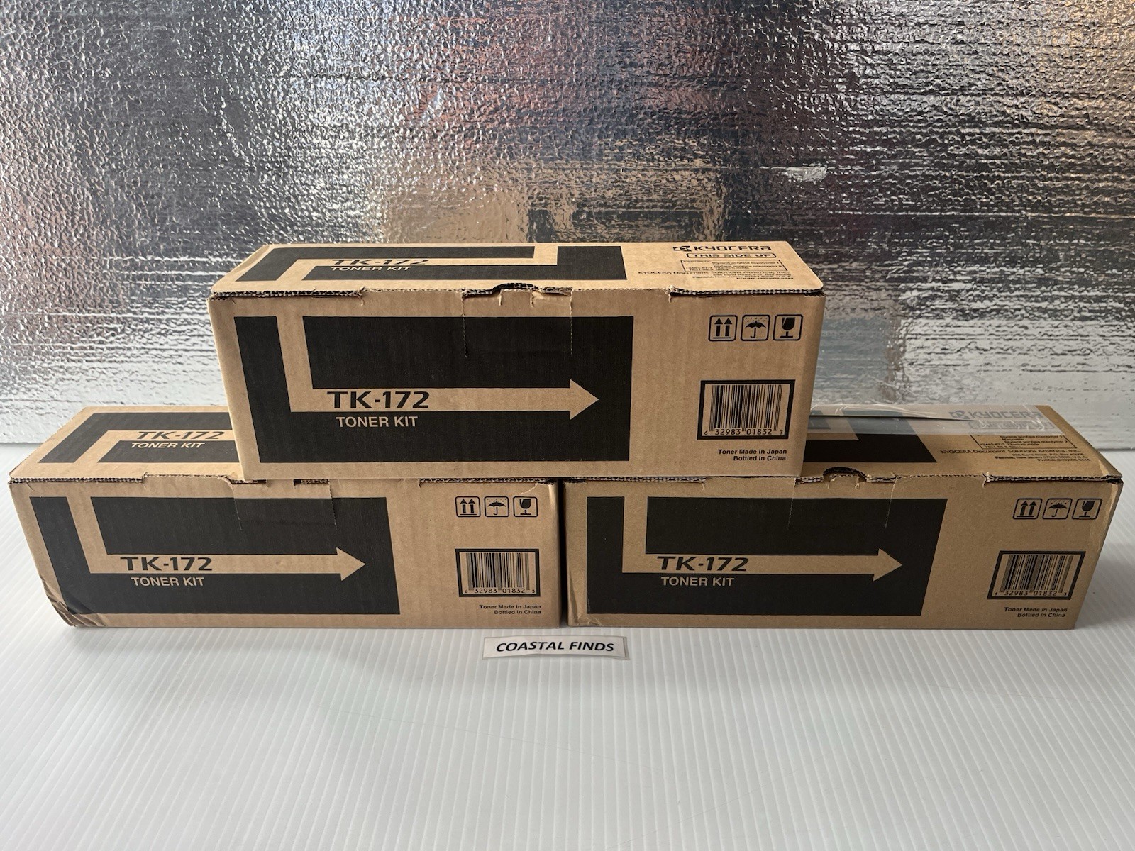 Kyocera TK-172 Toner Kit Black Cartridge Lot (3) OEM NEW Genuine Sealed TK 172