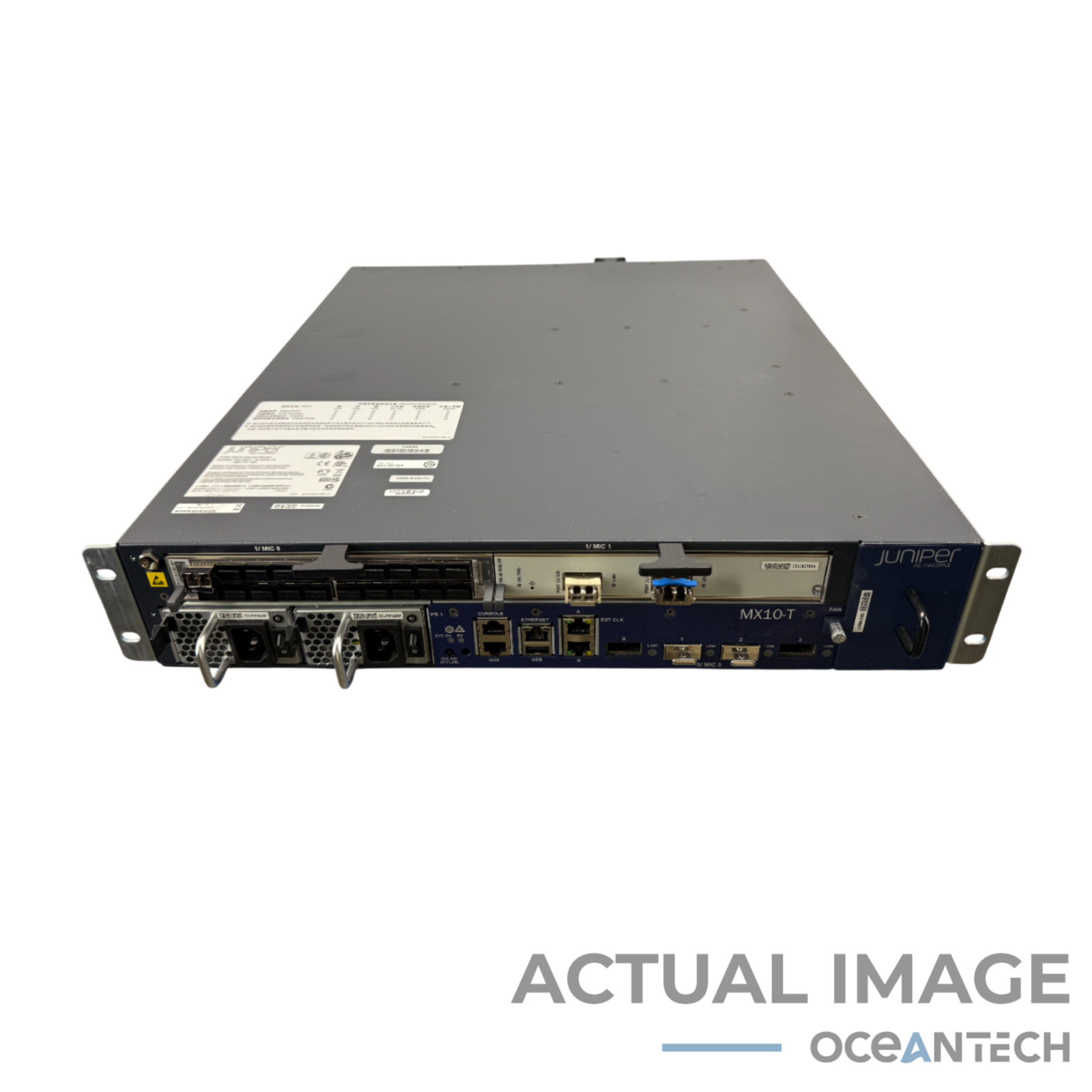 Juniper CHAS-MX10-T-S 1 x MIC-3D-20GE-SFP, 1 x MIC-3D-2XGE-XFP