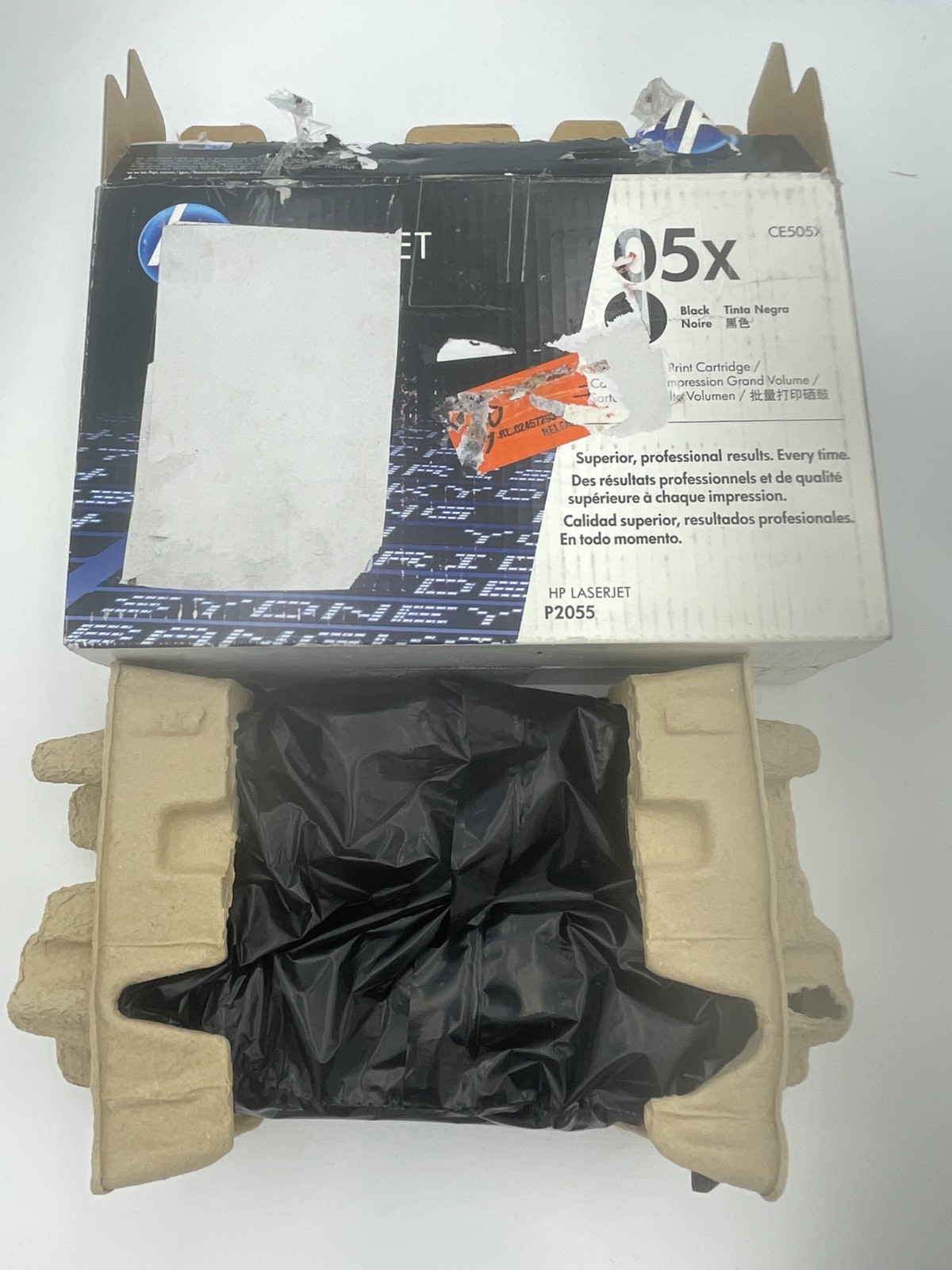 Genuine HP 05X Black High Yield Toner Cartridge CE505X
