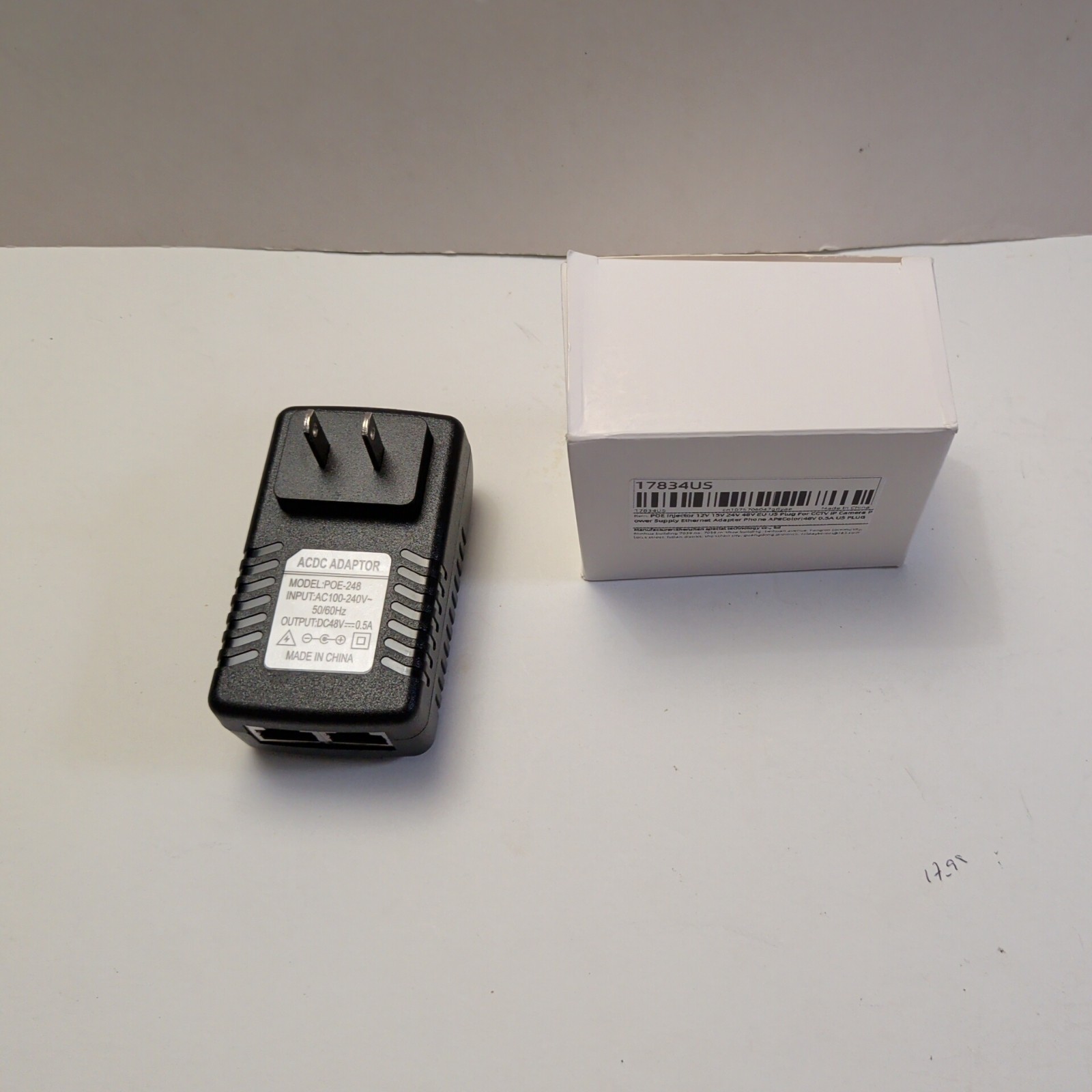 (Lot of  24)48V 2A POE-248  Ethernet Adapter for 802.3af IP Phone WLAN AP