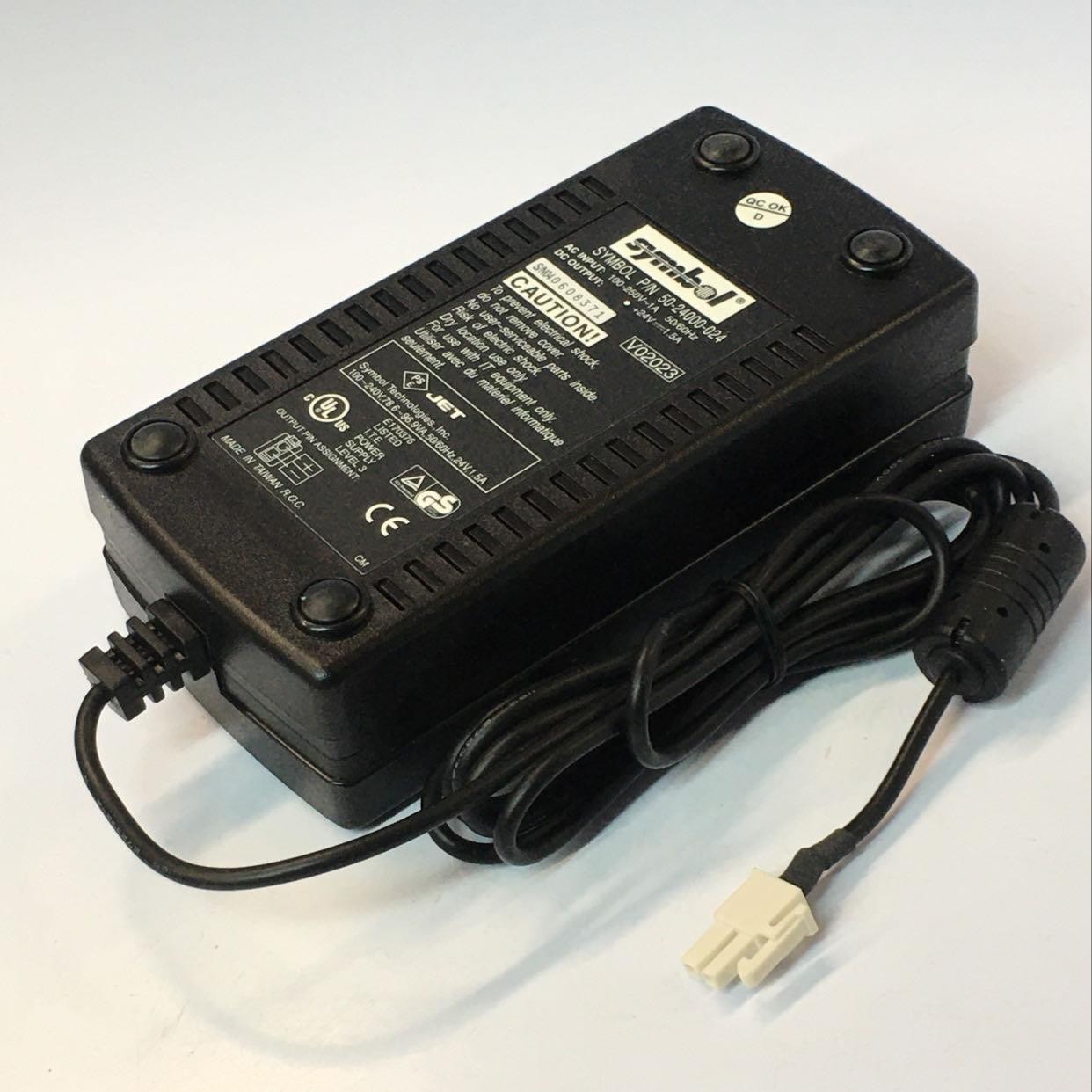Symbol 50-24000-024 Power Supply Adapter AC100-250V to DC+24V  1.5Amp