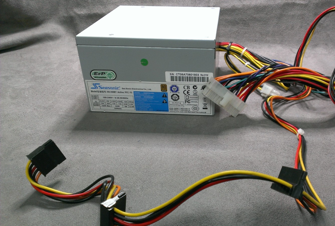 SeaSonic 350W Computer Power Supply SS-350BT