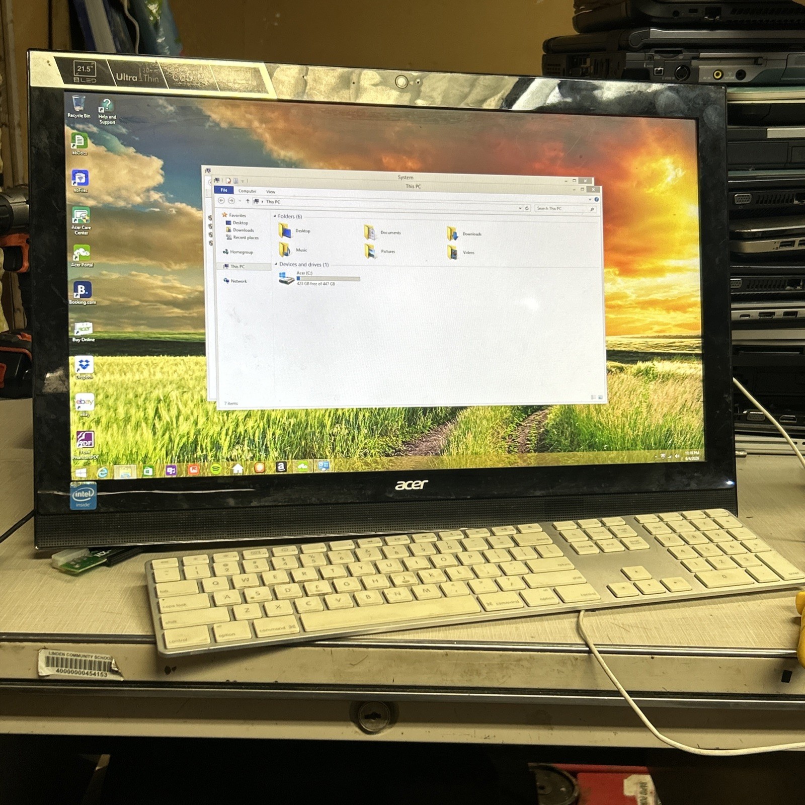Acer Aspire Z1-621g intel celeron n2940 1.83 4gb ram 500gb