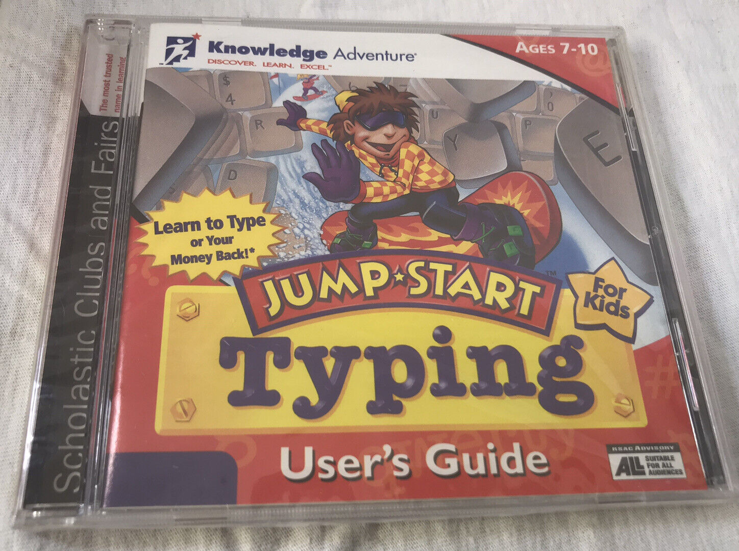 NEW 1997 Jump Start Typing User's Guide PC Game CD-ROM Windows/Mac SEALED