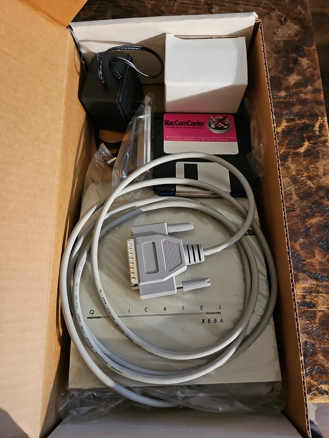 Vintage Apple Modem Quicktel Xeba 14.4 New Complete In Box 1994