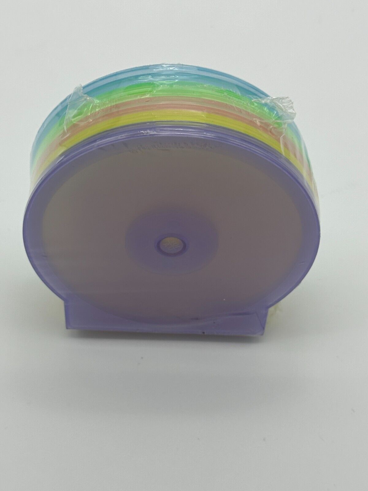 Assorted Color Round ClamShell CD/DVD Case 10- Pack
