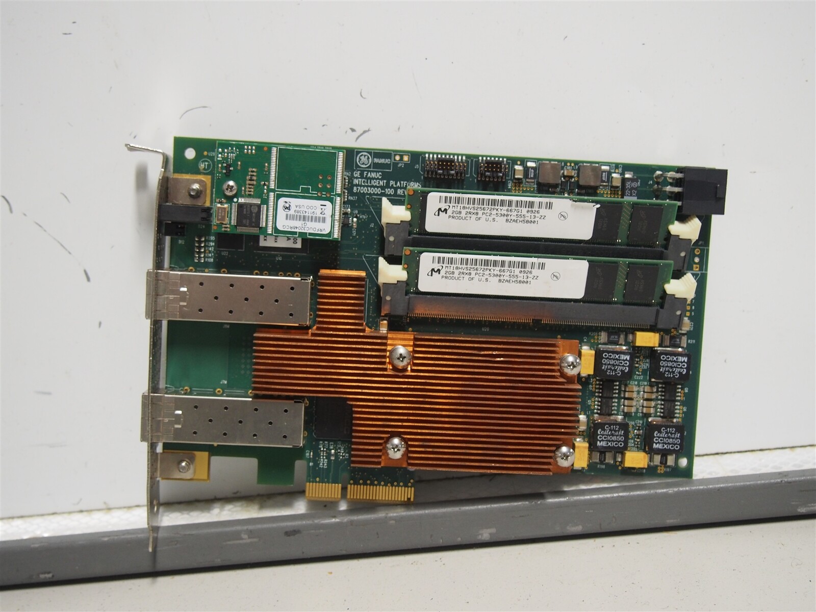 GE Fanuc Intelligent Platforms 87003000-R002 WANic Processor Card