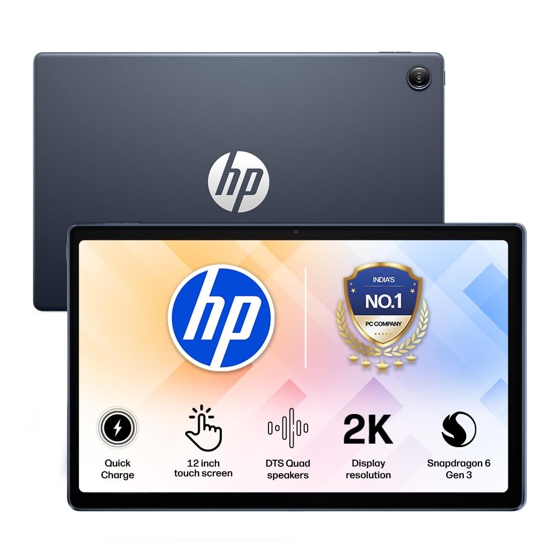 HP OmniPad 12" 2-in-1 Tablet 128GB 8GB RAM WiFi 6E Detachable Keyboard Included