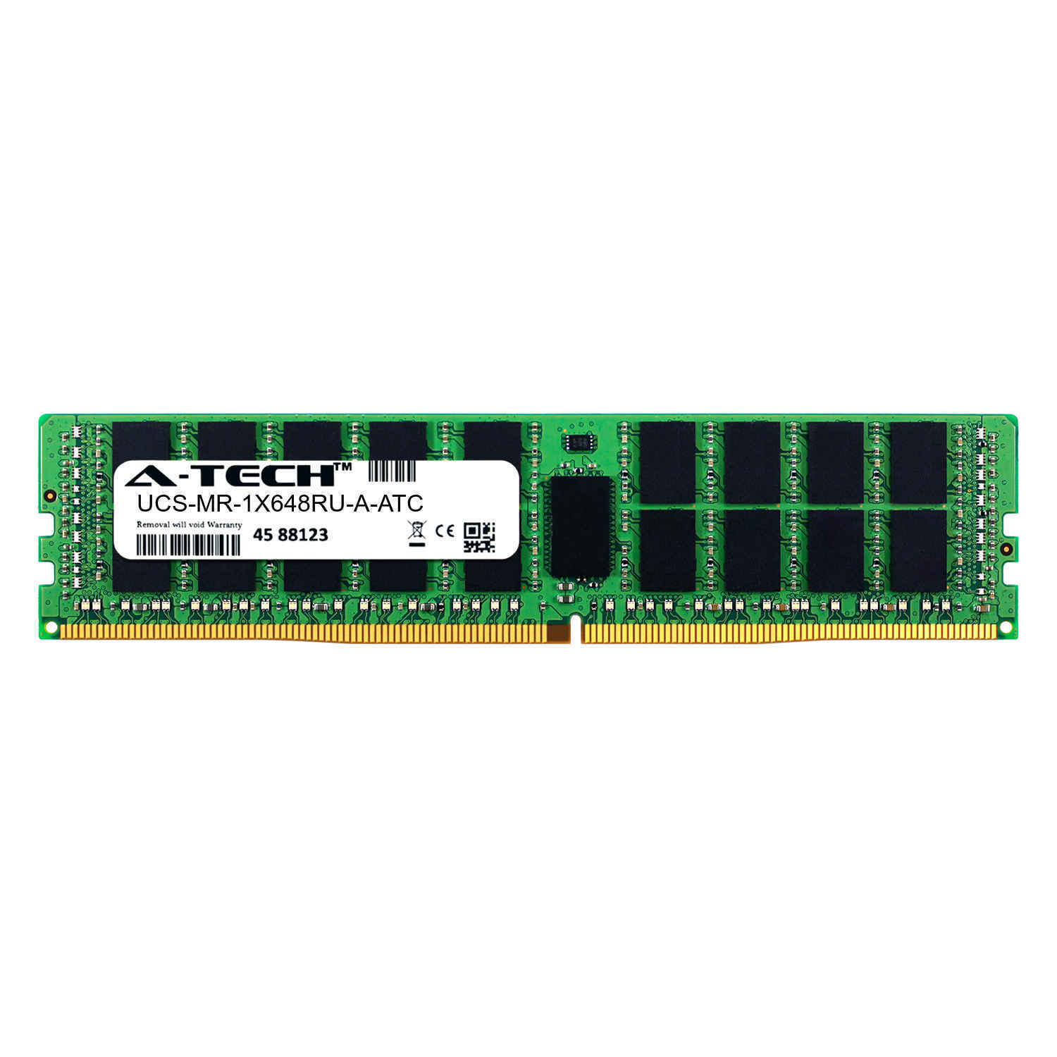 64GB DDR4 PC4-17000R RDIMM (Cisco UCS-MR-1X648RU-A Equivalent) Server Memory RAM