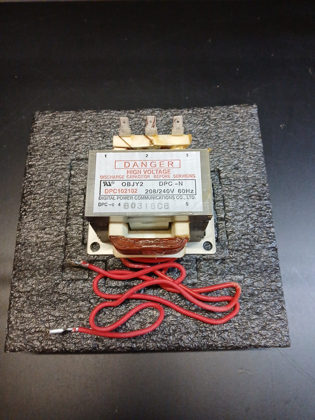 Digital Power Communications Transformer for Turbo Chef 120V 60Hz OBJY2