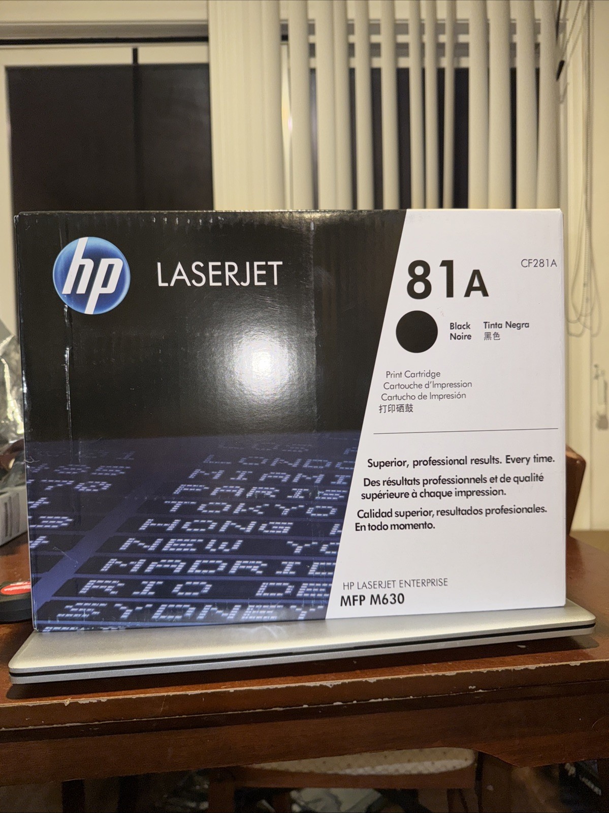 HP 81A Black Original LaserJet Toner Cartridge CF281A Sealed NEW