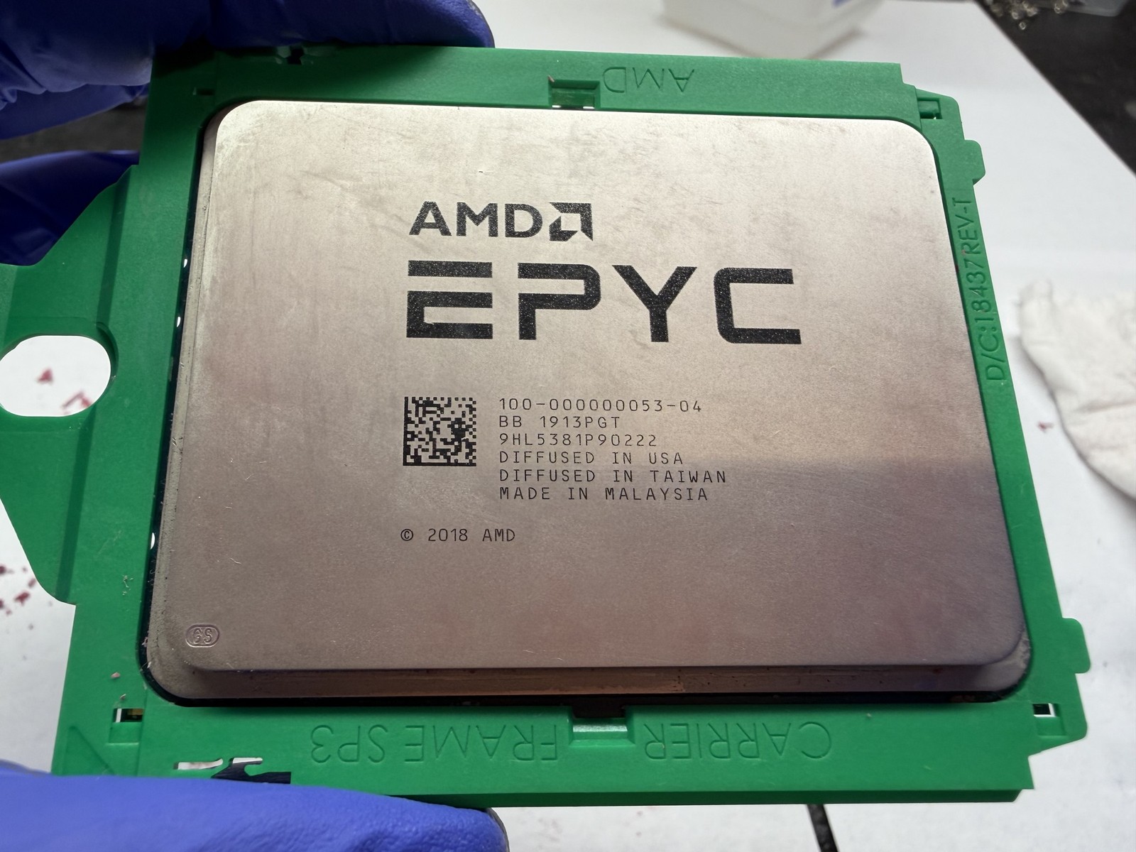 AMD EPYC 7742 ES 64-Core SP3 CPU 100-000000053-04 Engineering Sample Unlocked