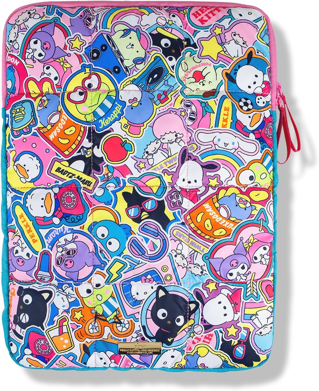 Hello Kitty & Friends Stickers | Puffy Laptop Sleeve | 15-16 Inch Carrying Case
