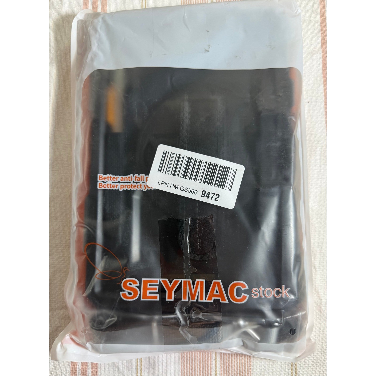 SEYMAC Samsung Galaxy Tab S9 FE 10.9 S9 11 Case Shockproof Rugged Strap Black