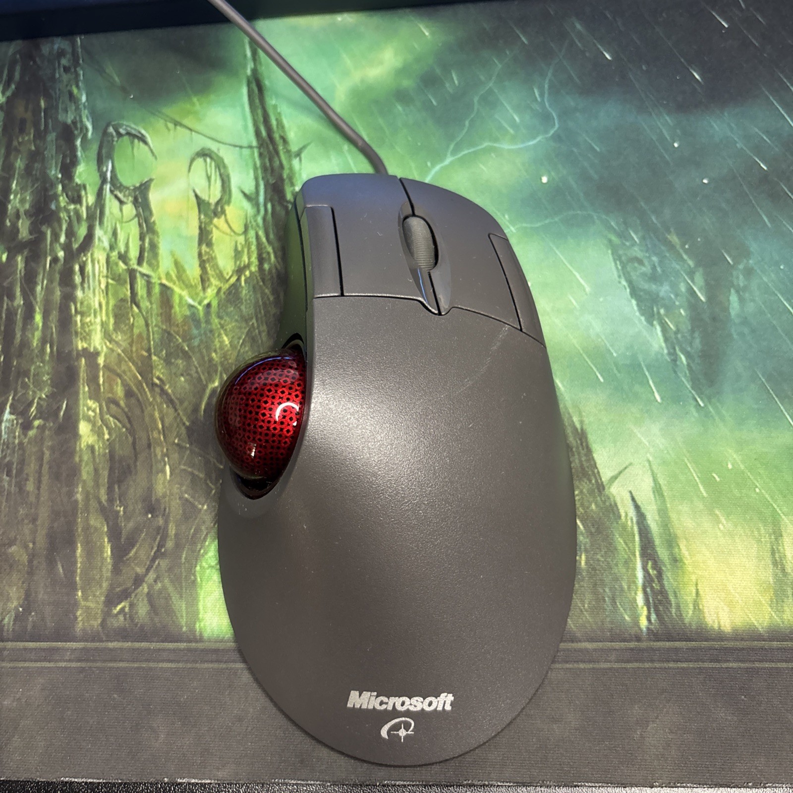 Microsoft Trackball Optical 1.0 X08-70386 Wired USB Ergonomic Mouse (Tested)