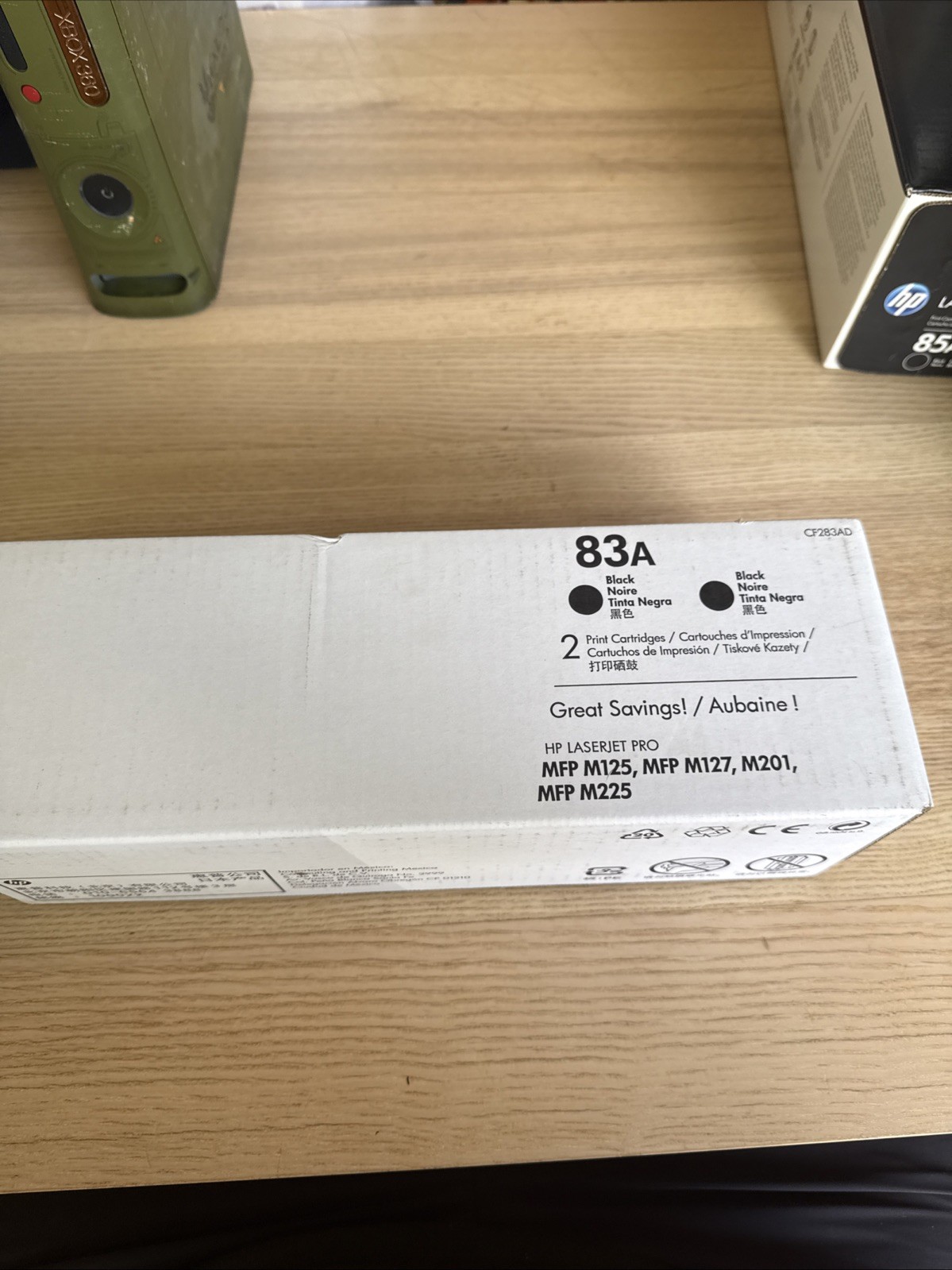 HP 83A Black CF283AD Print Cartridge New With Open Box