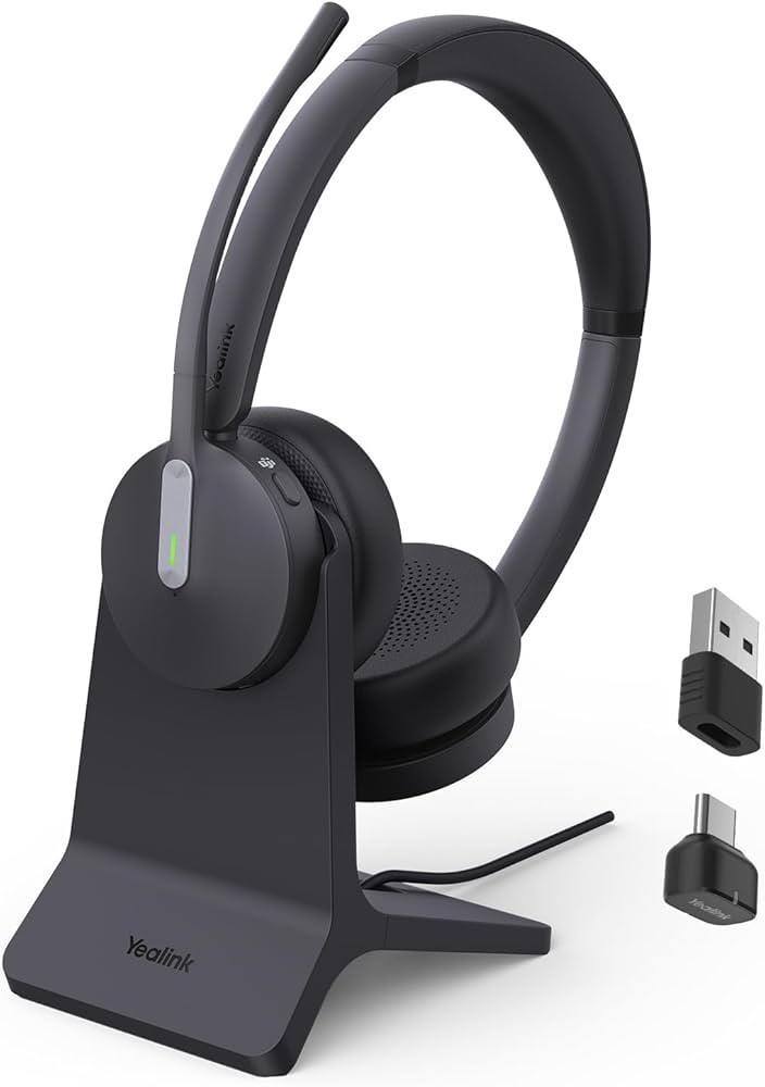 Yealink BH70 Bluetooth Headset with Charging Stand - 