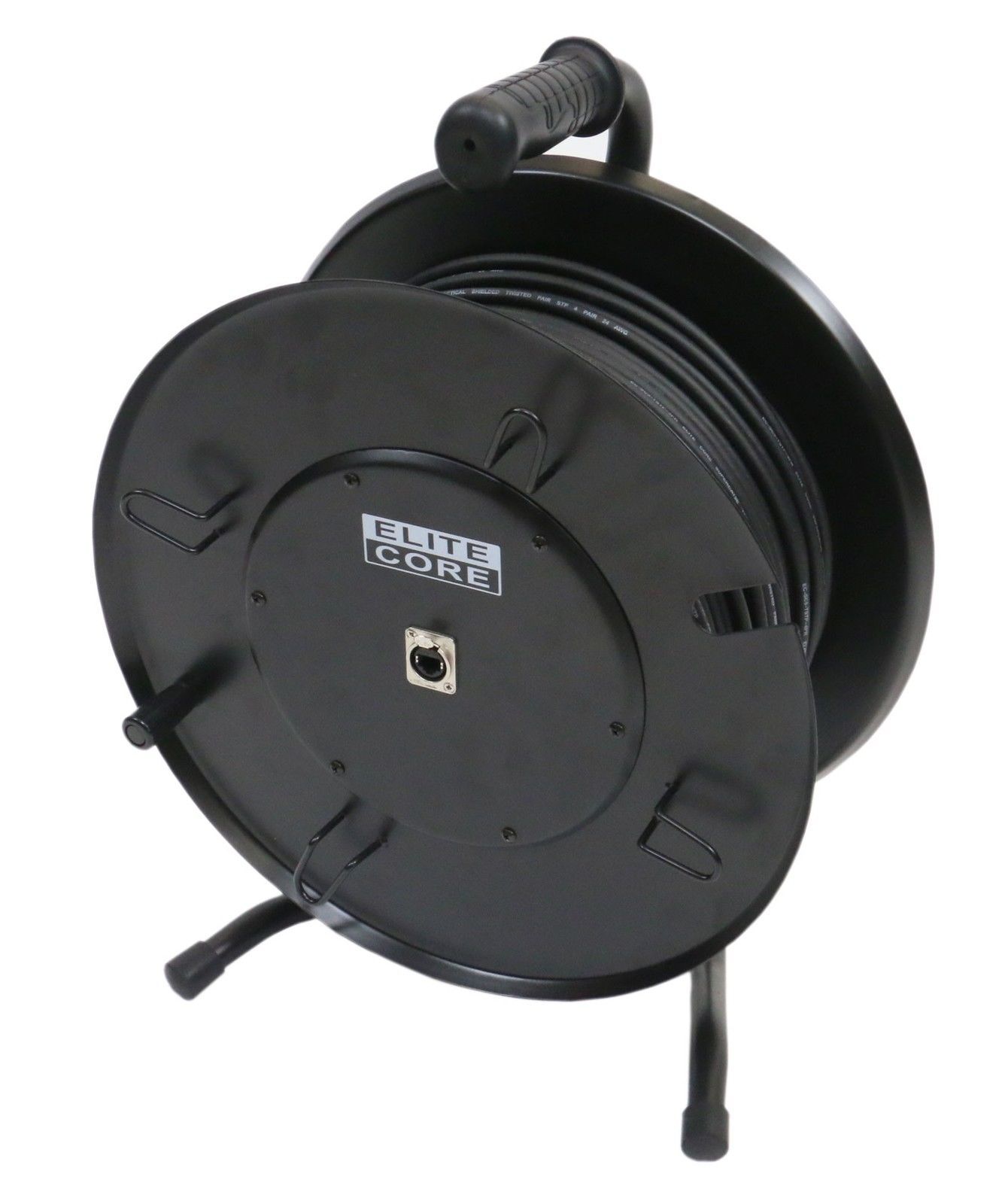 100 ft SUPER CAT5E Tactical Shielded Ethercon RJ45 Reel Snake CS-45