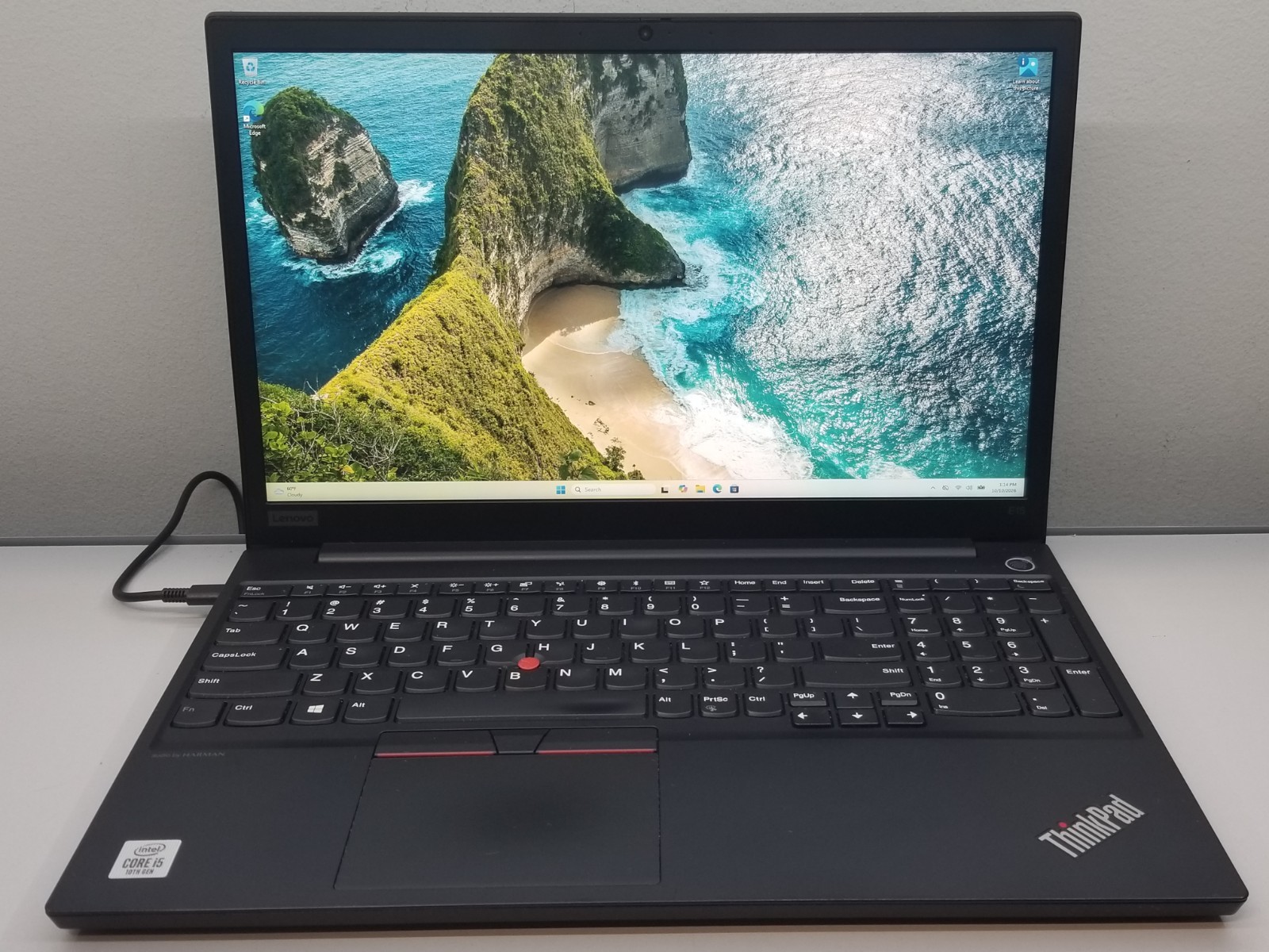 Lenovo ThinkPad E15 15.6" FHD i5-10210U 1.6GHz 8GB RAM 512GB NVMe Win11Pro WiFi
