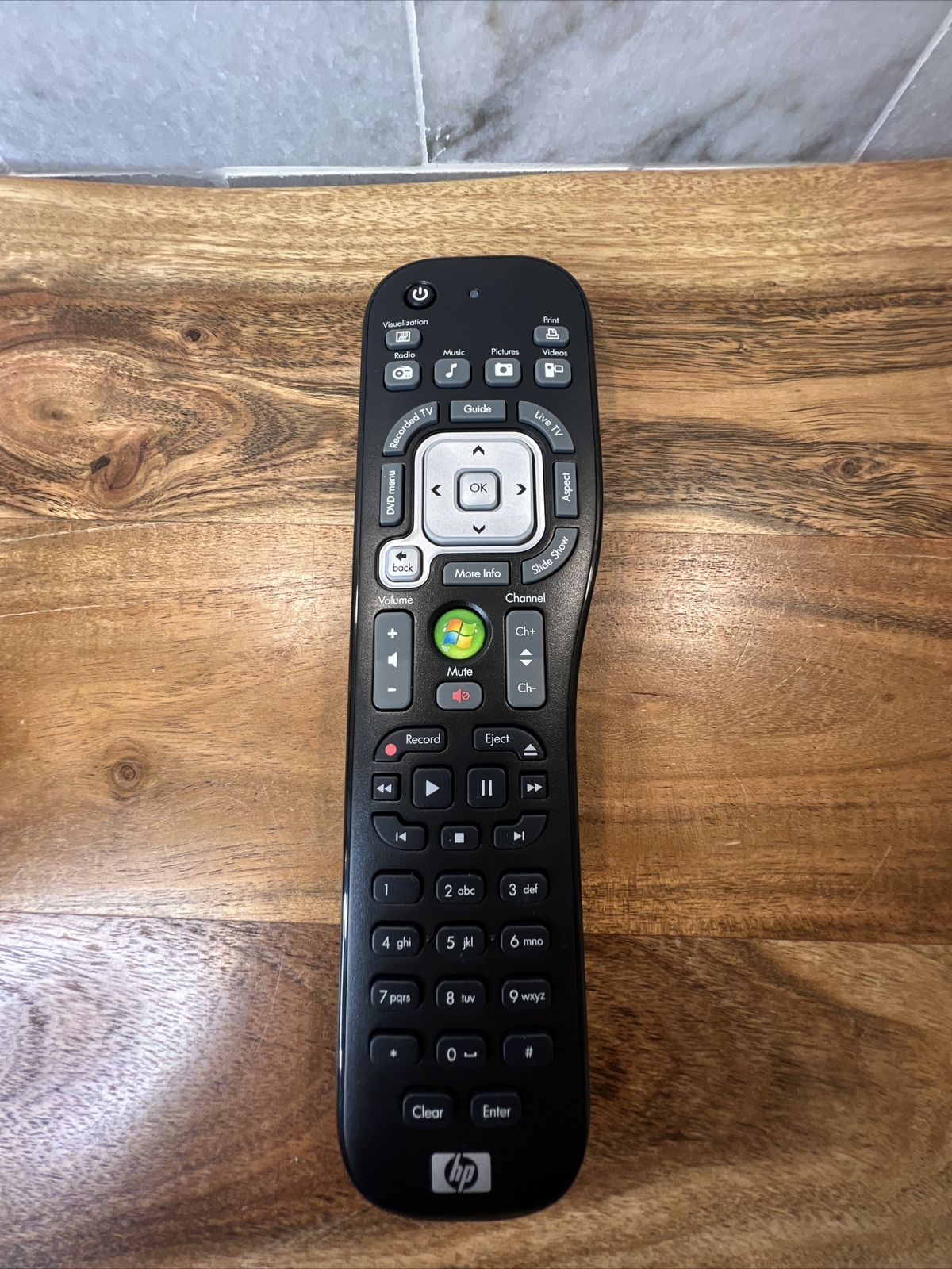 HP Windows Media Center Remote TSGH-IR01 SW rev A  All In One TV  NEW.