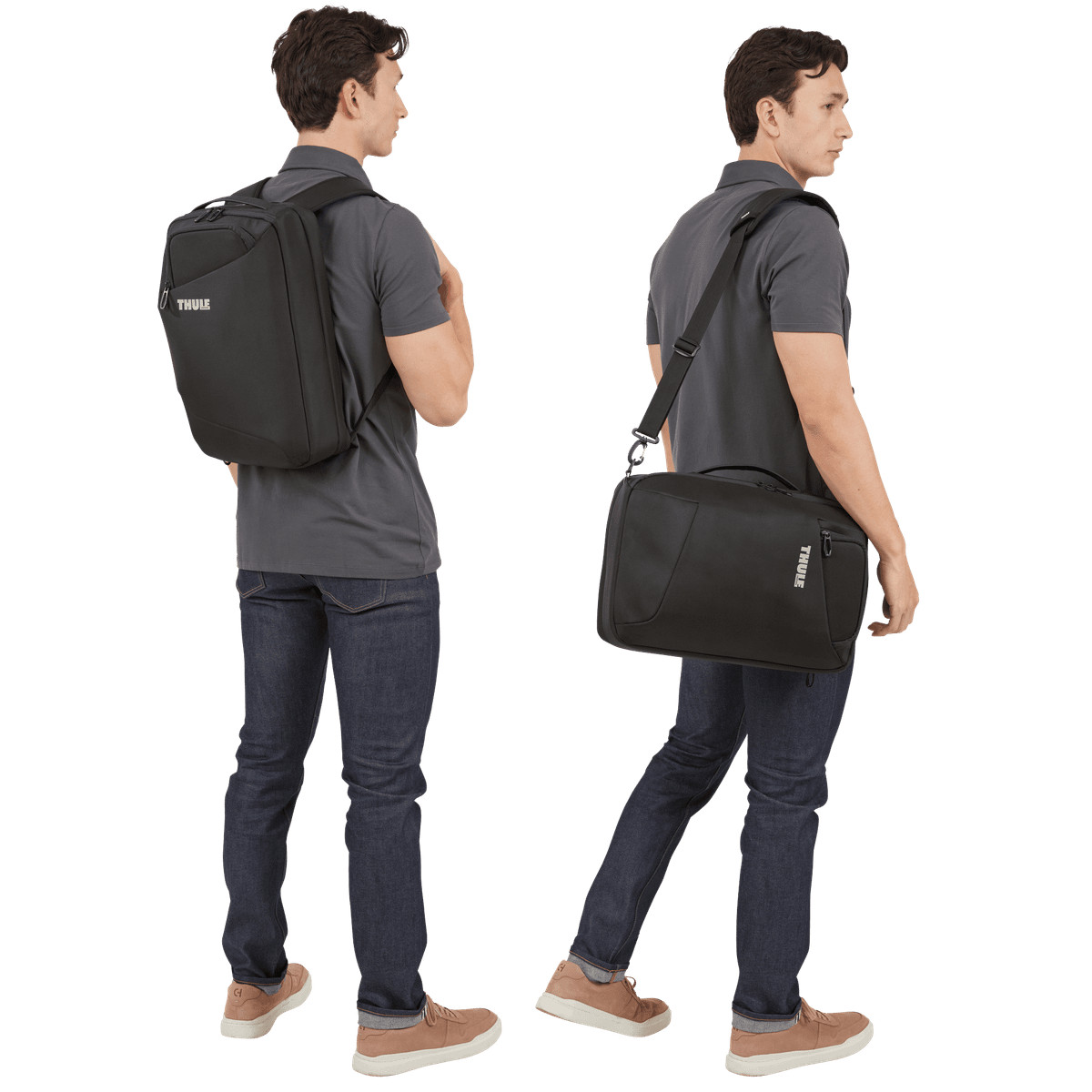 Thule Accent Convertible Laptop Bag / Backpack 15.6"  Black (2-in-1 Briefcase)