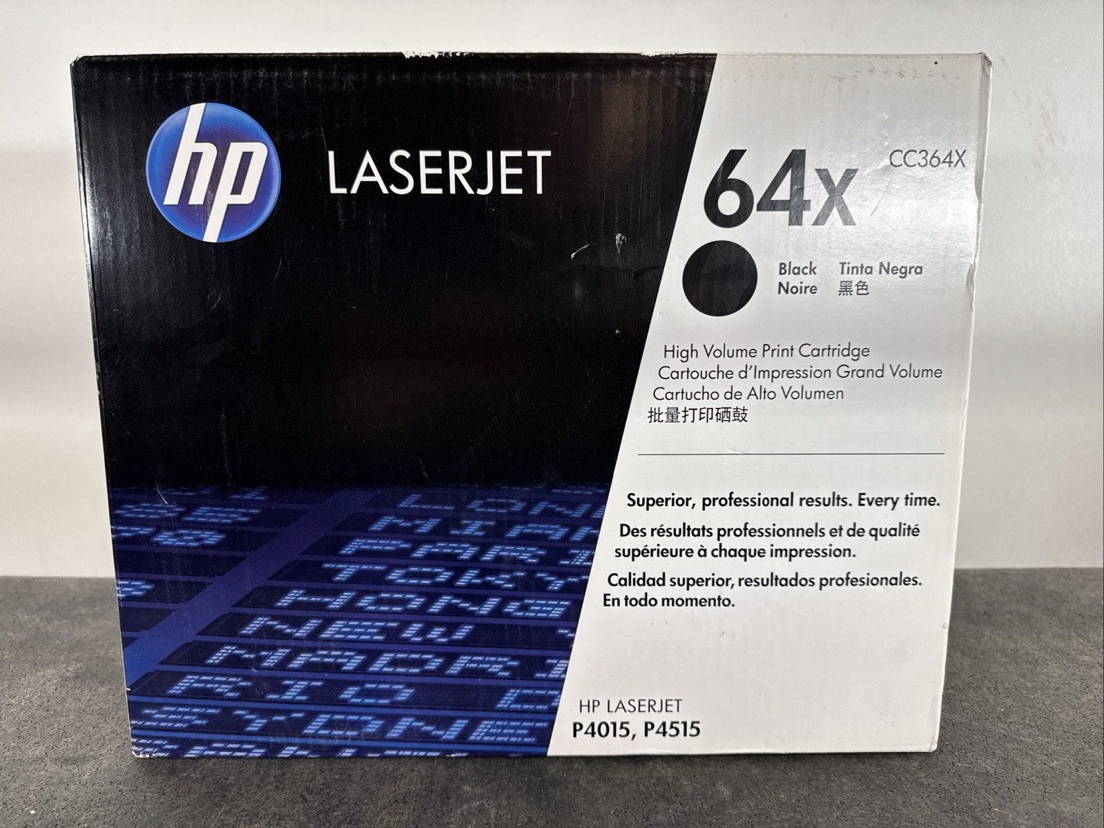 Genuine HP 64X CC364X Black OEM High Yield Toner LaserJet Cartridge New Sealed