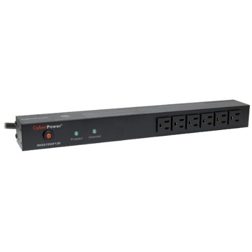 CyberPower RKBS15S6F8R Rackbar Surge Suppressor 14-Outlet 15A