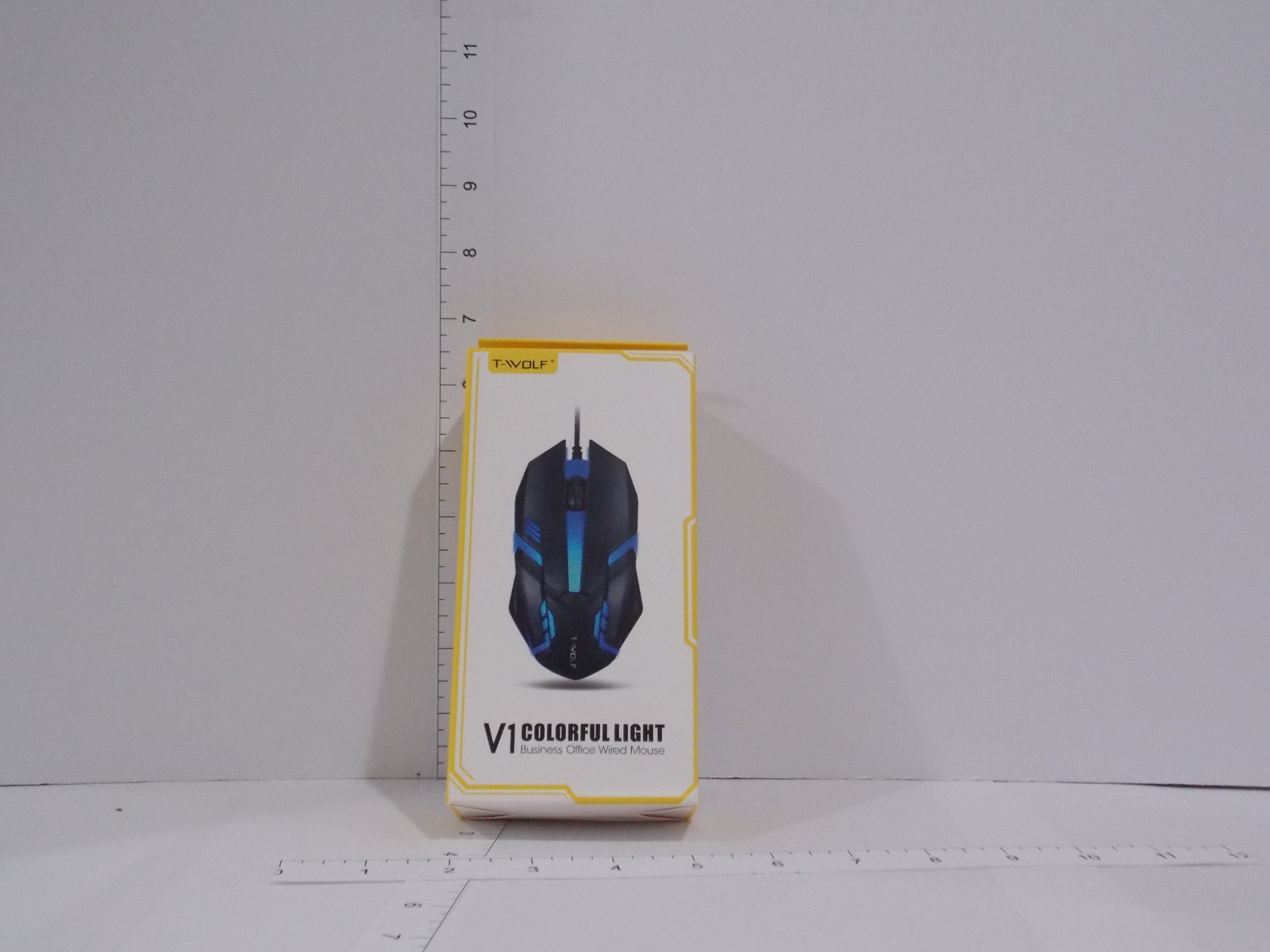 T-Wolf V1 Wired Gaming Mouse Colorful Light Ergonomic Design – New Sealed