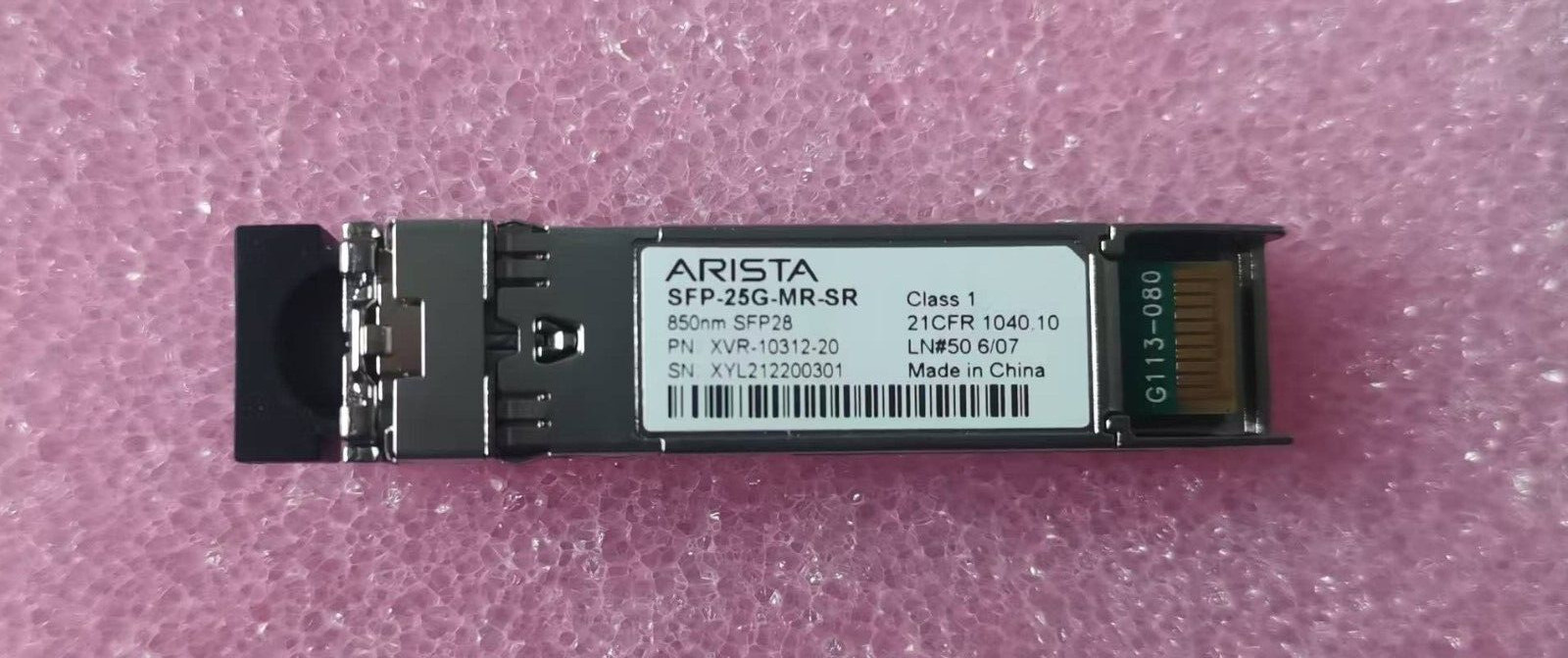 1PC ARISTA SFP-25G-MR-SR 850nm SFP28 XVR-10312-20