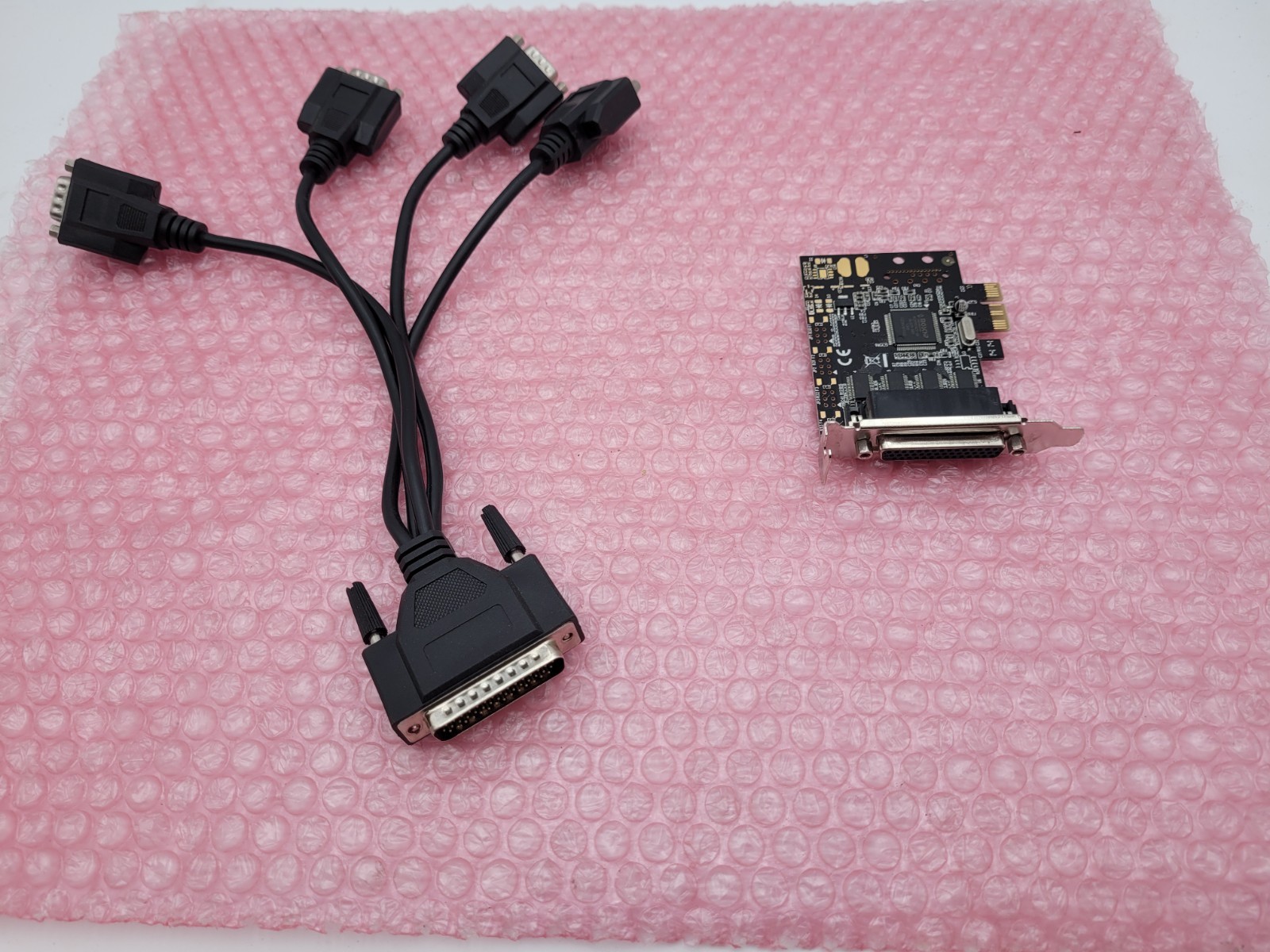 STARTECH PEX4S553B 4 PORT PCI EXPRESS RS232 SERIAL CARD w/BREAKOUT CABLE