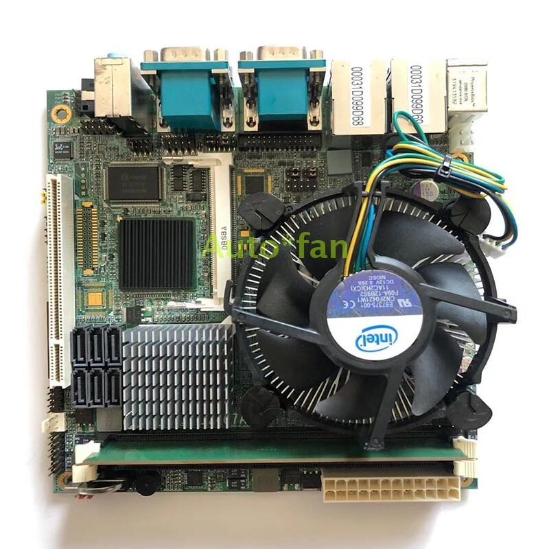 1 Pc. Used COMMELL LV-67A Industrial Motherboard W/ CPU Fan Tested