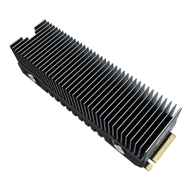 JEYI M.2 SSD Heatsink Heavy Duty Aluminum NVME NGFF Cooler 38 Fins Godfins